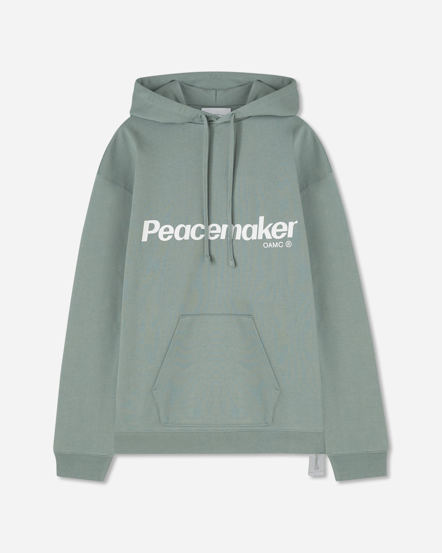 OAMC Peacemaker Peacemaker Flower Loose Fit Hoodie Sage Green Sweatshirts Hoodies PCM1OH01GFT001050 SGRN