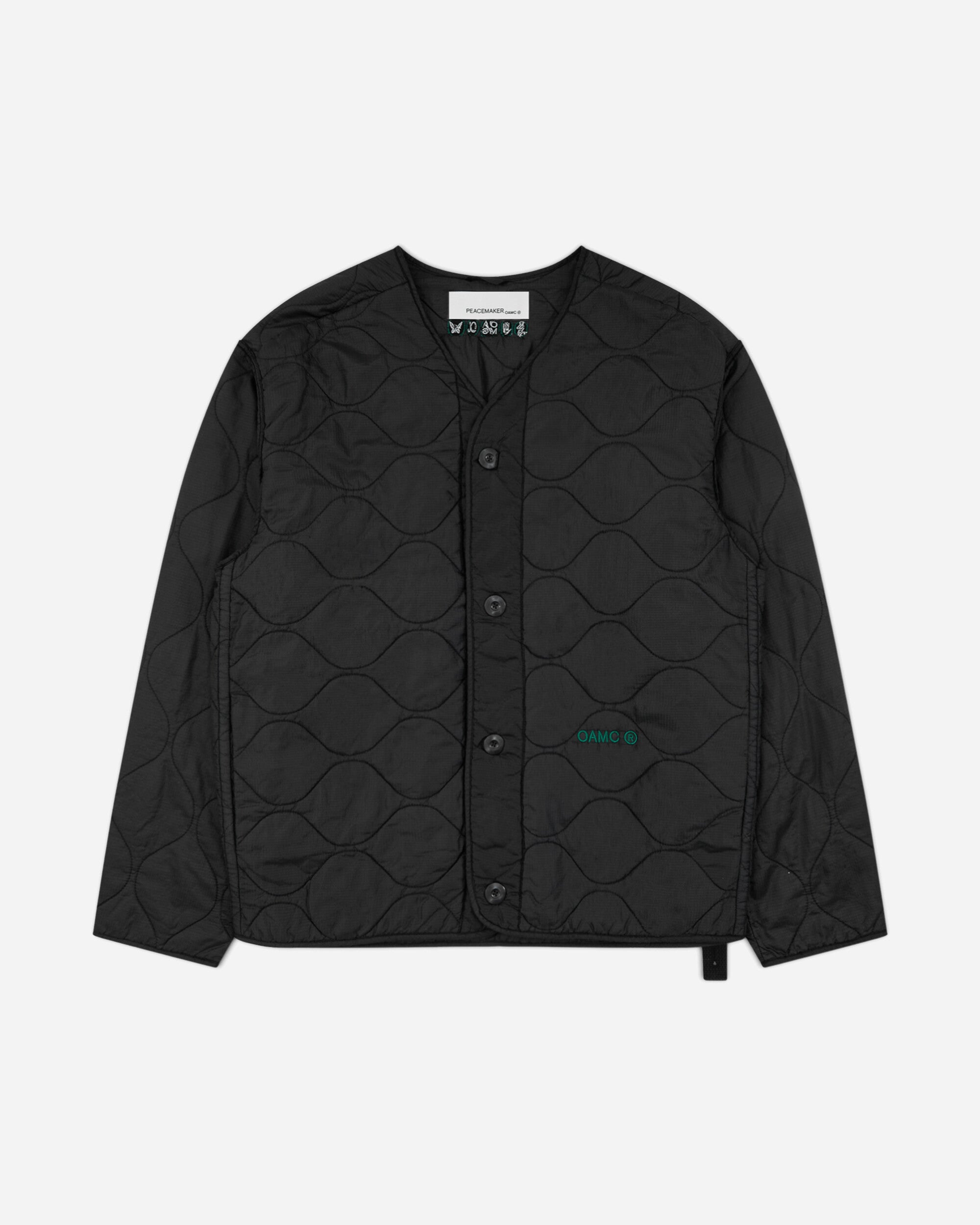 OAMC Peacemaker Combat Liner Black Coats and Jackets Jackets PCM2OJ01ANY00199 99