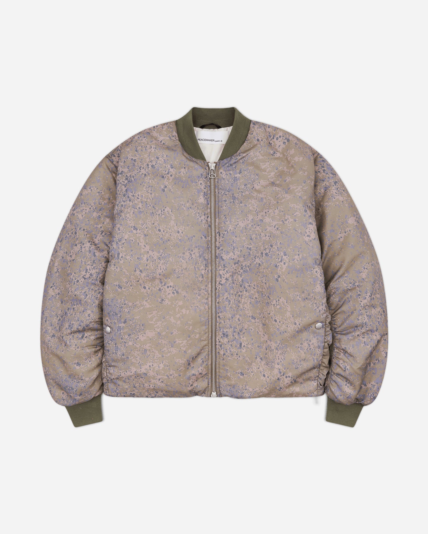 OAMC Peacemaker Minimal Bomber Bark All Over Print Coats and Jackets Jackets PCM3OB02ANY023S01 BARK ALL OVER PRINT
