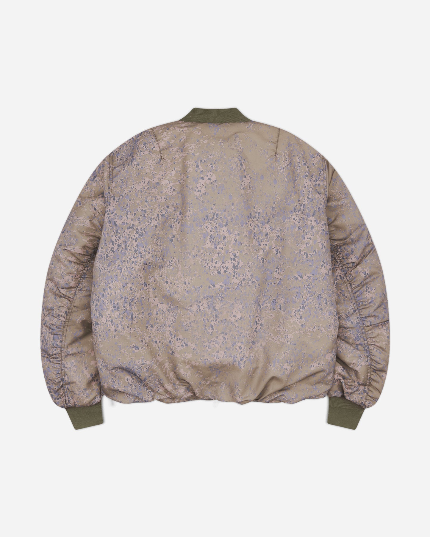 OAMC Peacemaker Minimal Bomber Bark All Over Print Coats and Jackets Jackets PCM3OB02ANY023S01 BARK ALL OVER PRINT