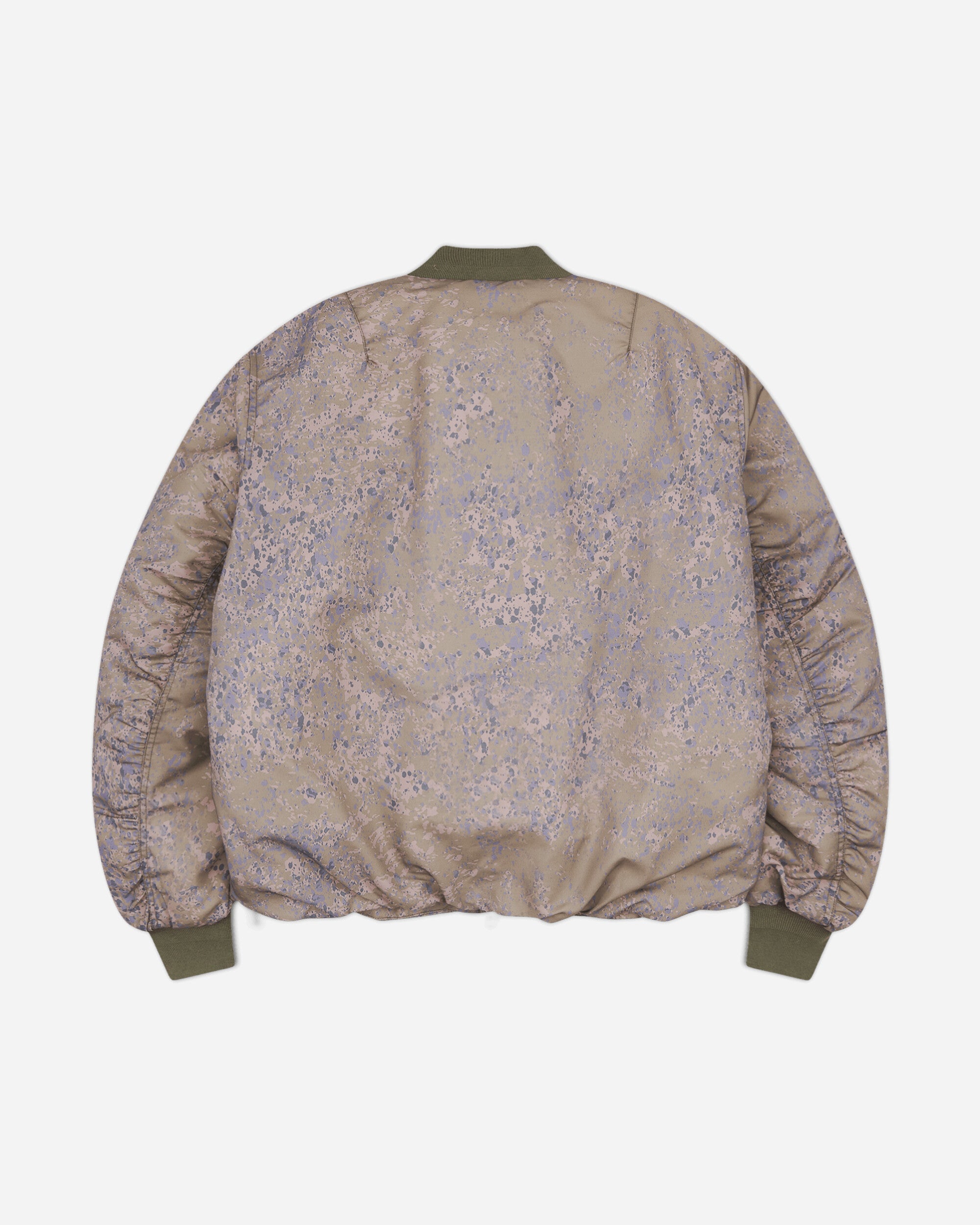 OAMC Peacemaker Minimal Bomber Bark All Over Print Coats and Jackets Jackets PCM3OB02ANY023S01 BARK ALL OVER PRINT