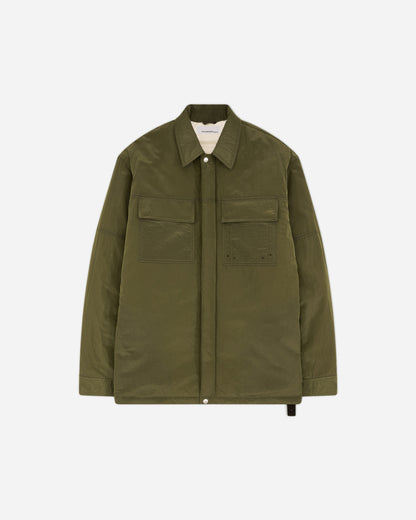 OAMC Peacemaker Padded Overshirt Military Green Coats and Jackets Jackets PCM2OS07BNY00854 54