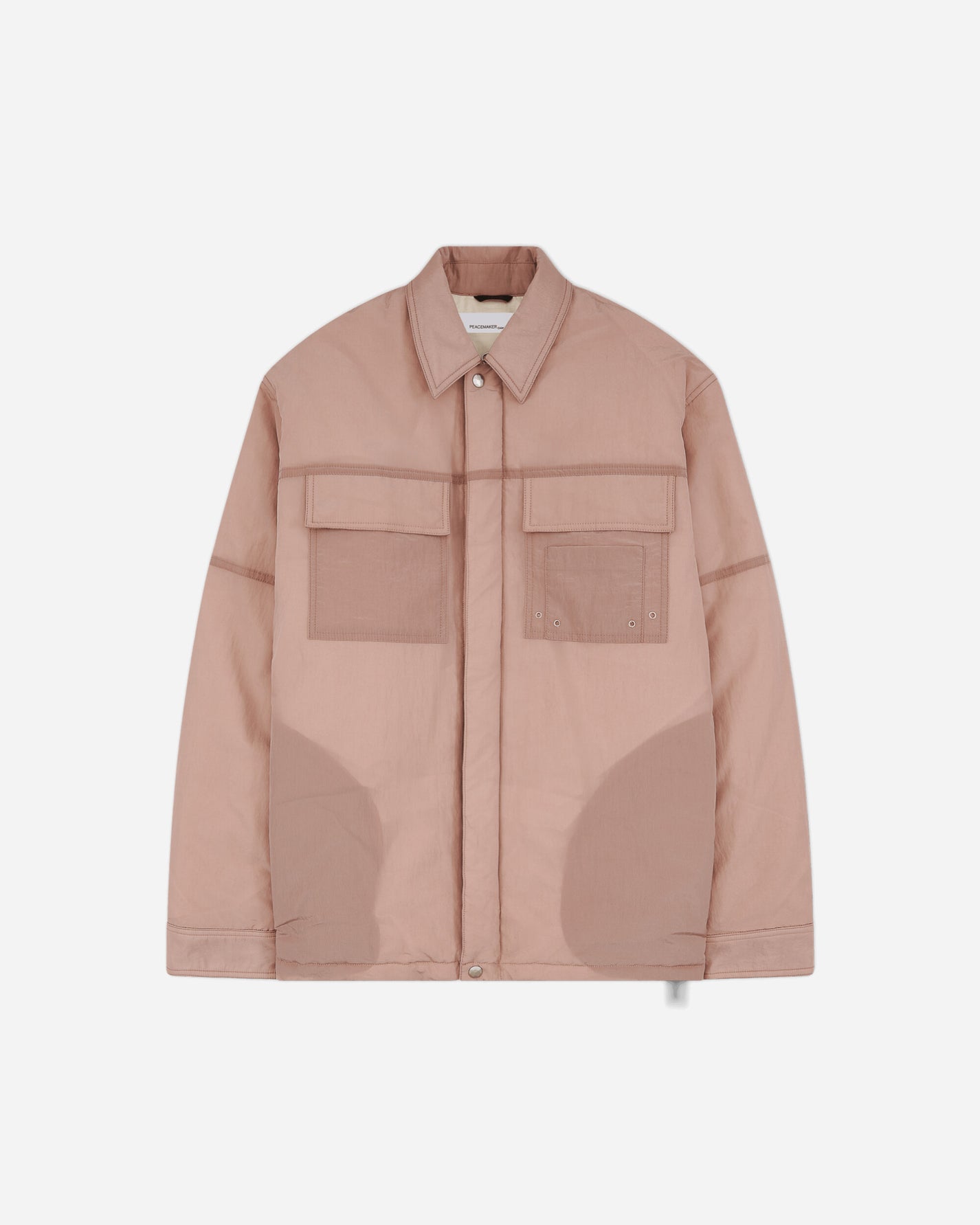 OAMC Peacemaker Padded Overshirt Lilac Coats and Jackets Jackets PCM2OS07BNY00836 36