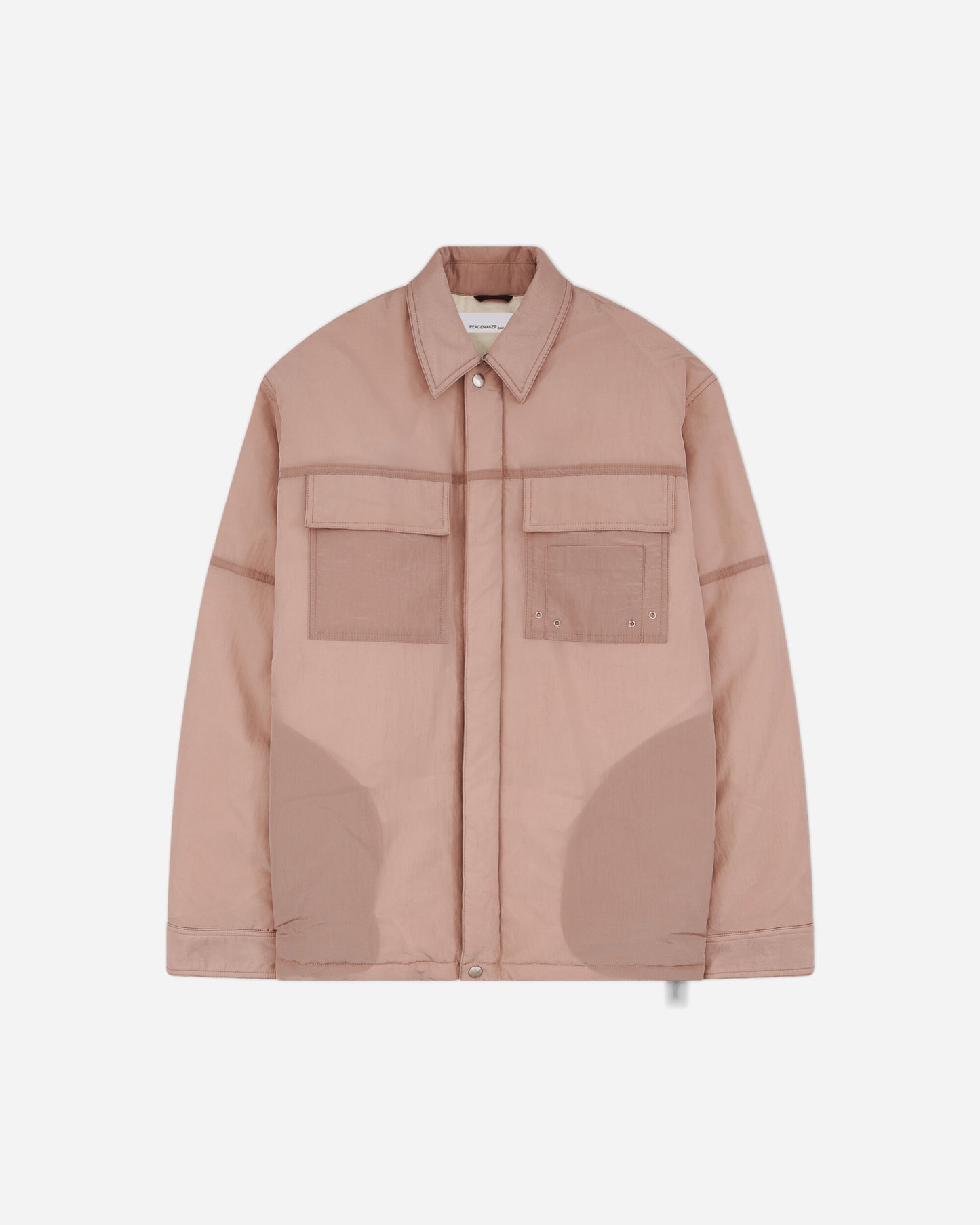 OAMC Peacemaker Padded Overshirt Lilac Coats and Jackets Jackets PCM2OS07BNY00836 36