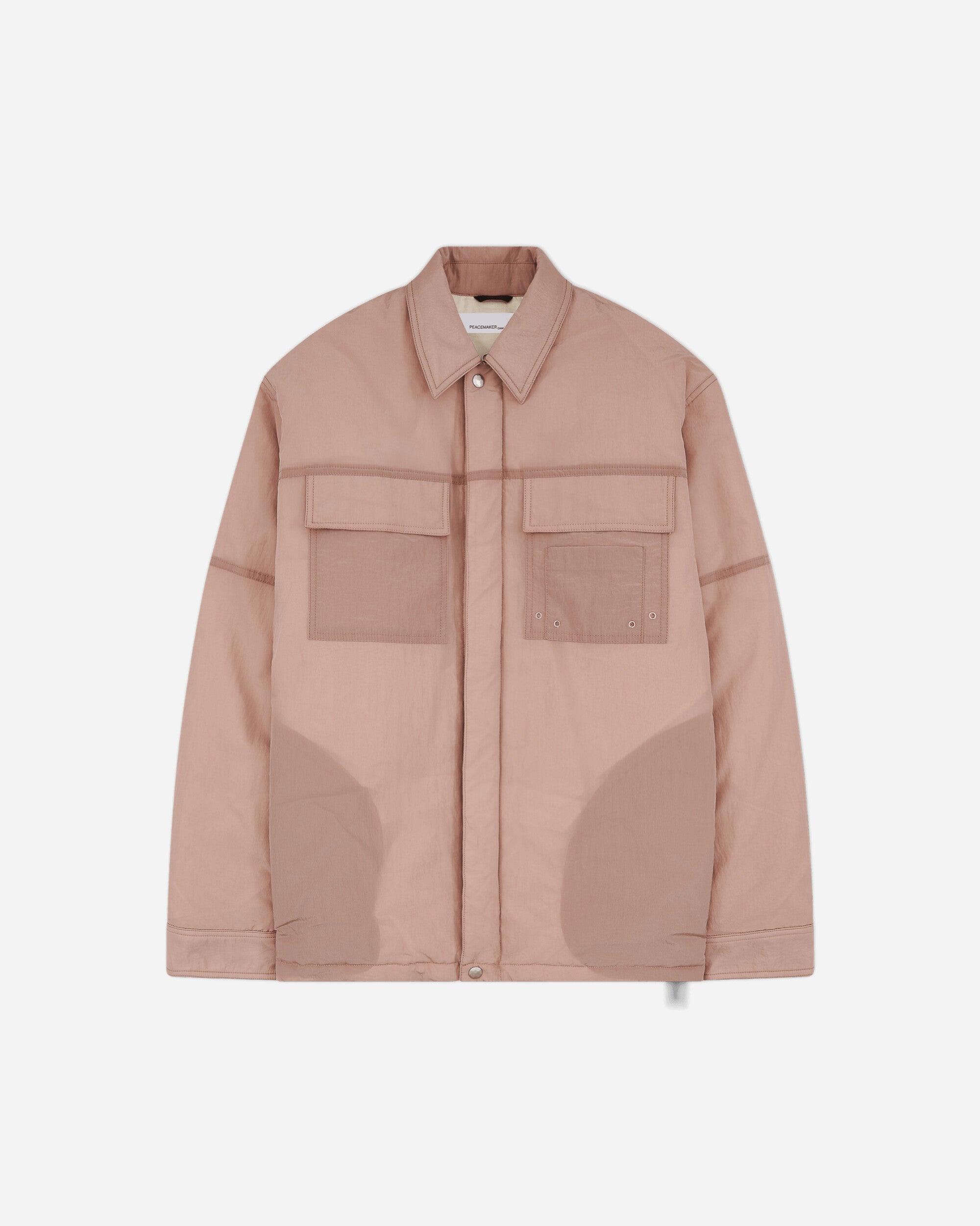 OAMC Peacemaker Padded Overshirt Lilac Coats and Jackets Jackets PCM2OS07BNY00836 36