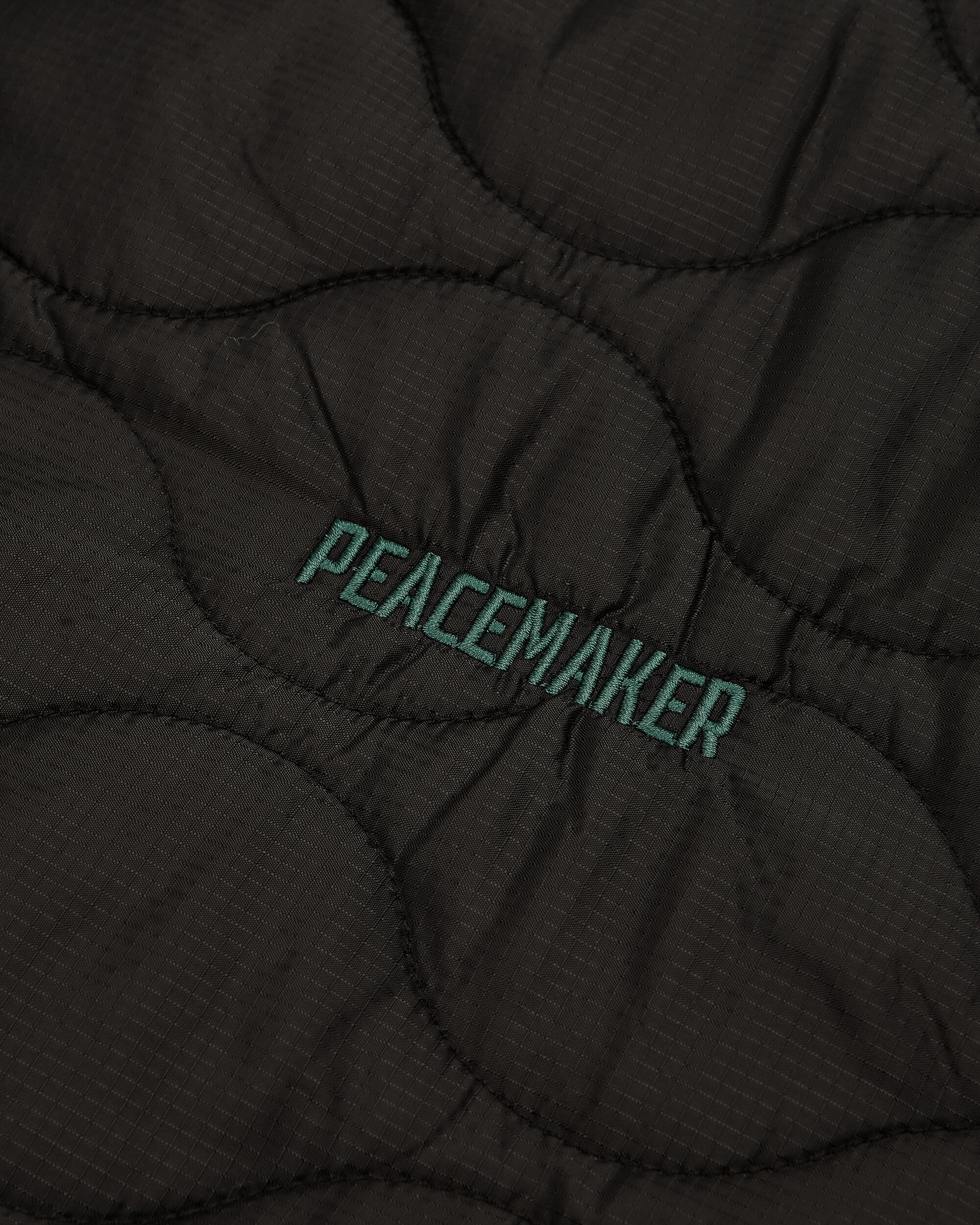 OAMC Peacemaker Shoulder Zip Liner Black Coats and Jackets Jackets PCM2ON02ANY00199 99
