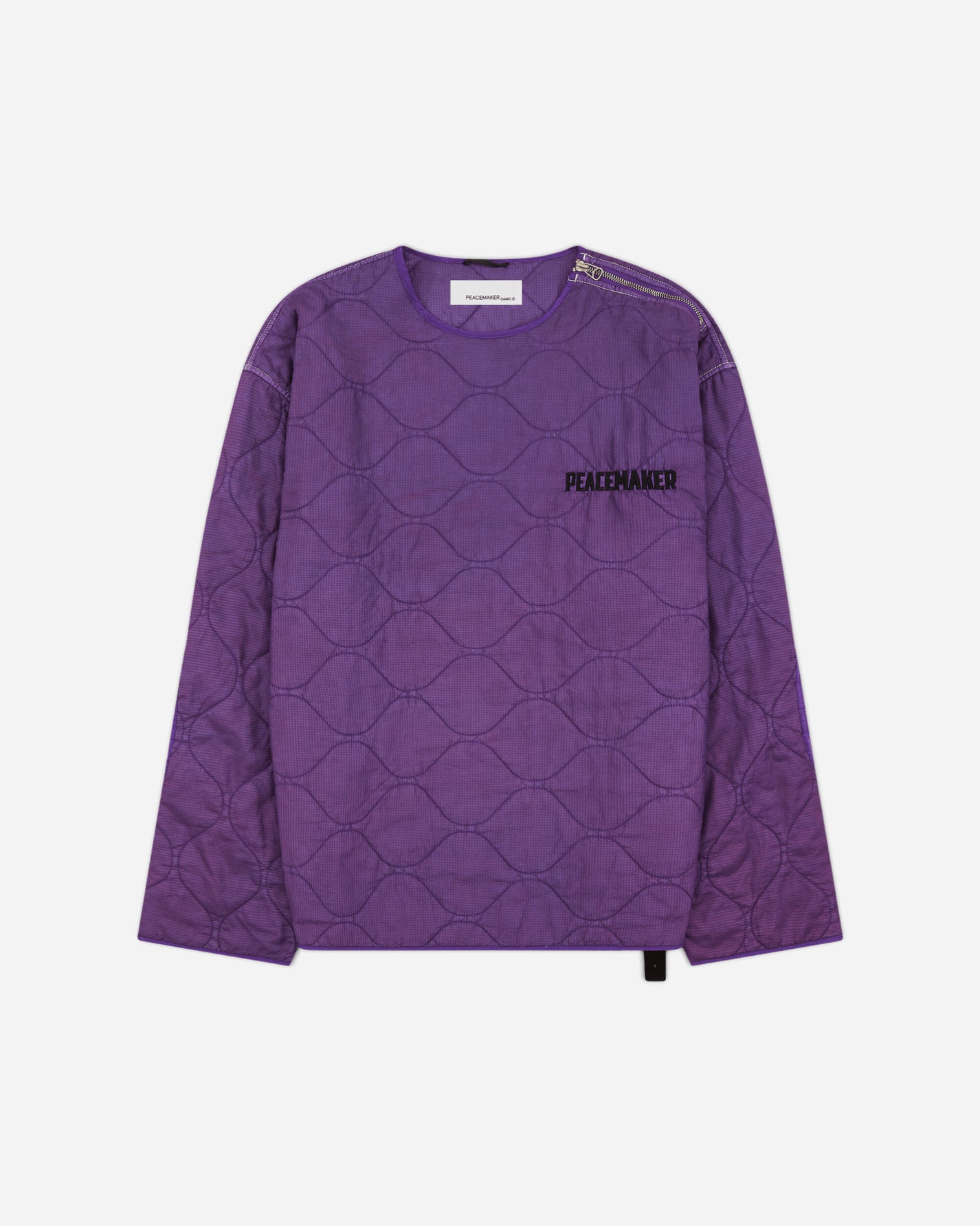 OAMC Peacemaker Shoulder Zip Liner Purple Coats and Jackets Jackets PCM2ON02ANY00139 39