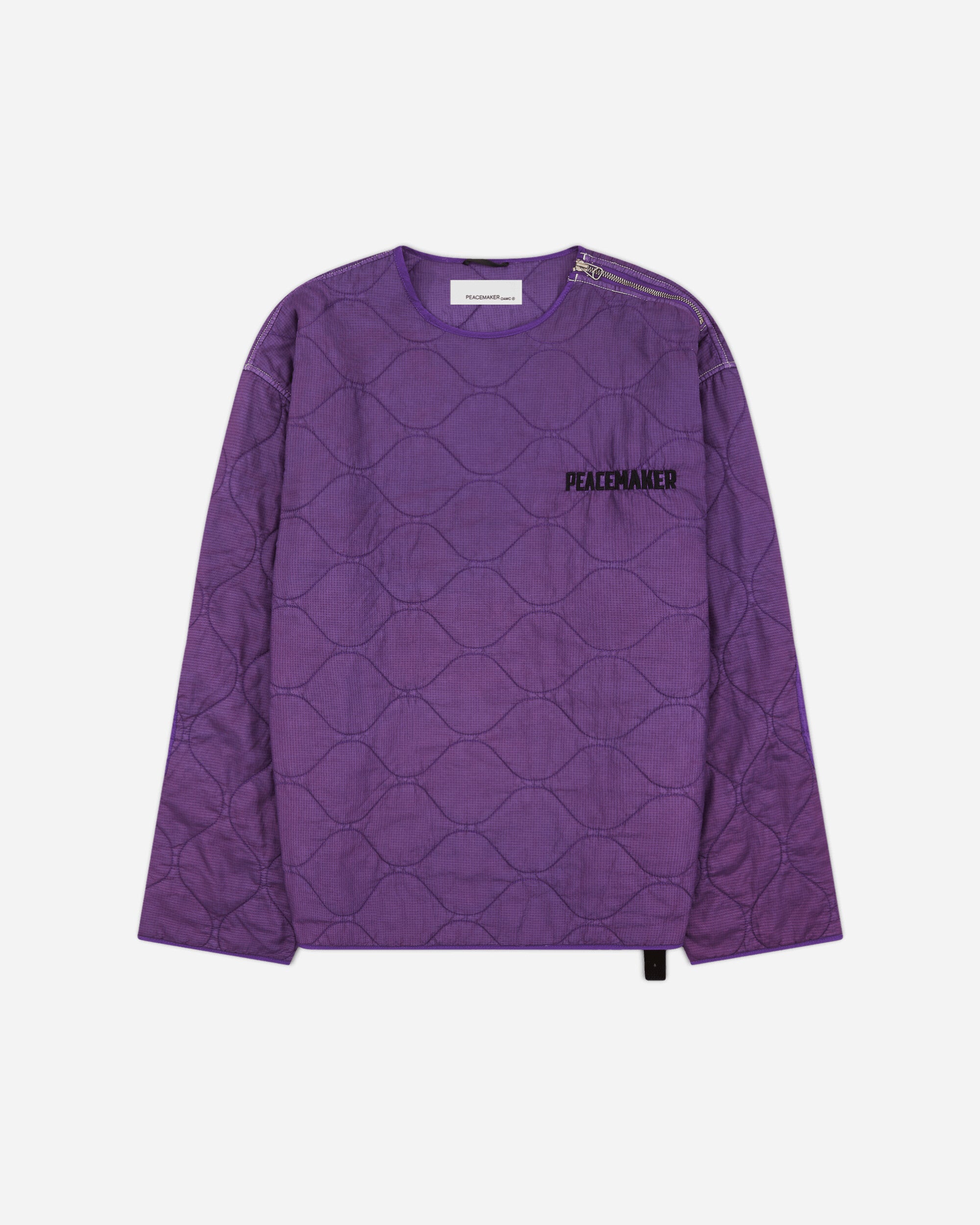 OAMC Peacemaker Shoulder Zip Liner Purple Coats and Jackets Jackets PCM2ON02ANY00139 39