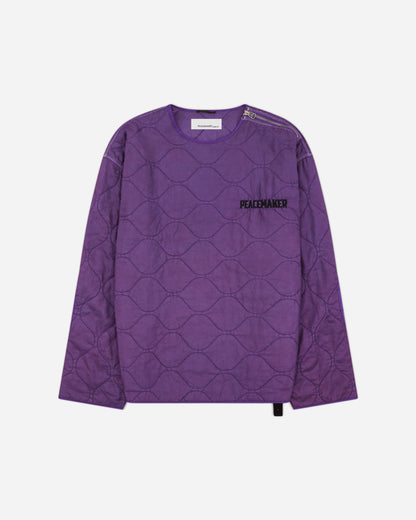 OAMC Peacemaker Shoulder Zip Liner Purple Coats and Jackets Jackets PCM2ON02ANY00139 39