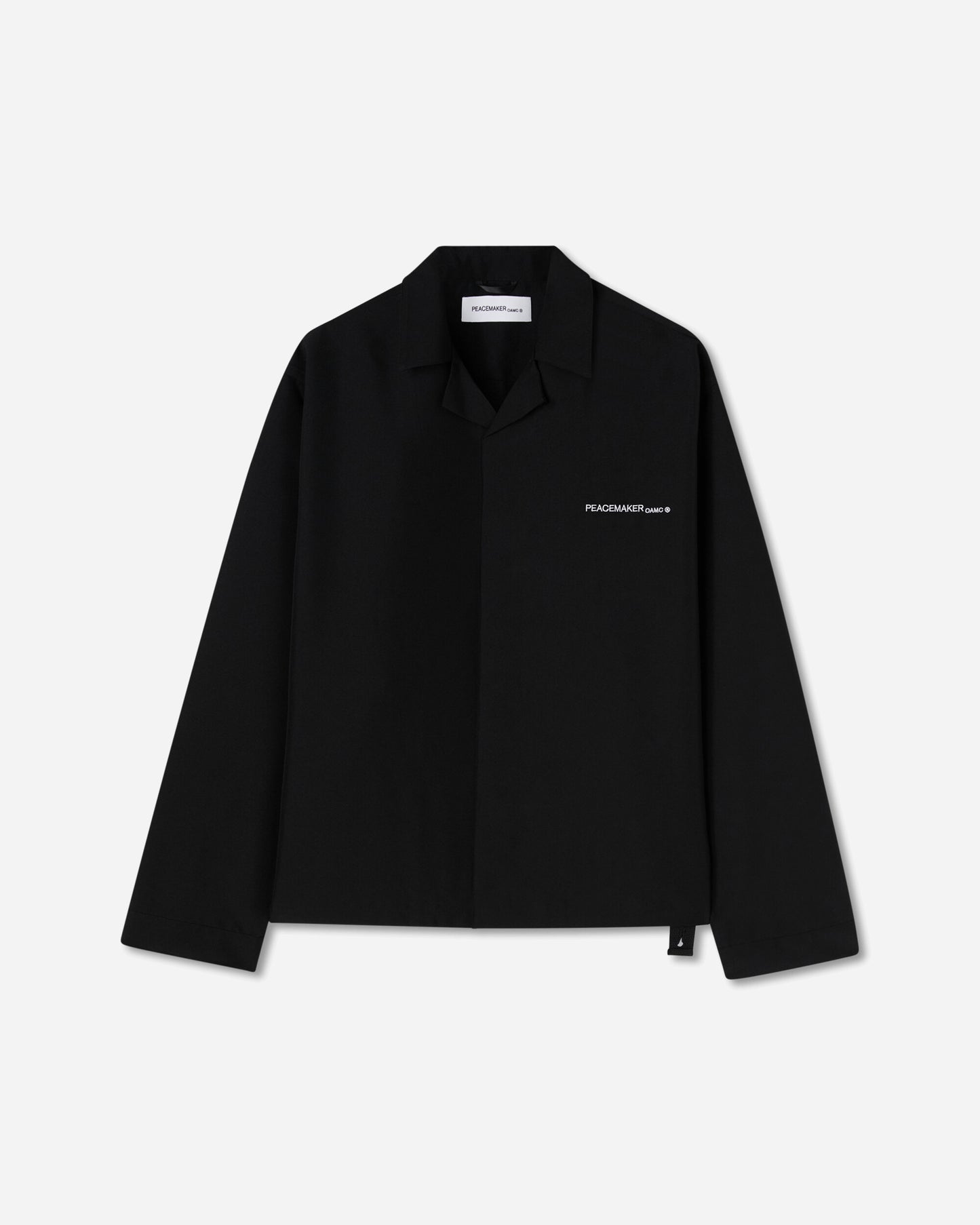 OAMC Peacemaker System Shirt Black Coats and Jackets Jackets PCM1OS03BPL001099 BLK