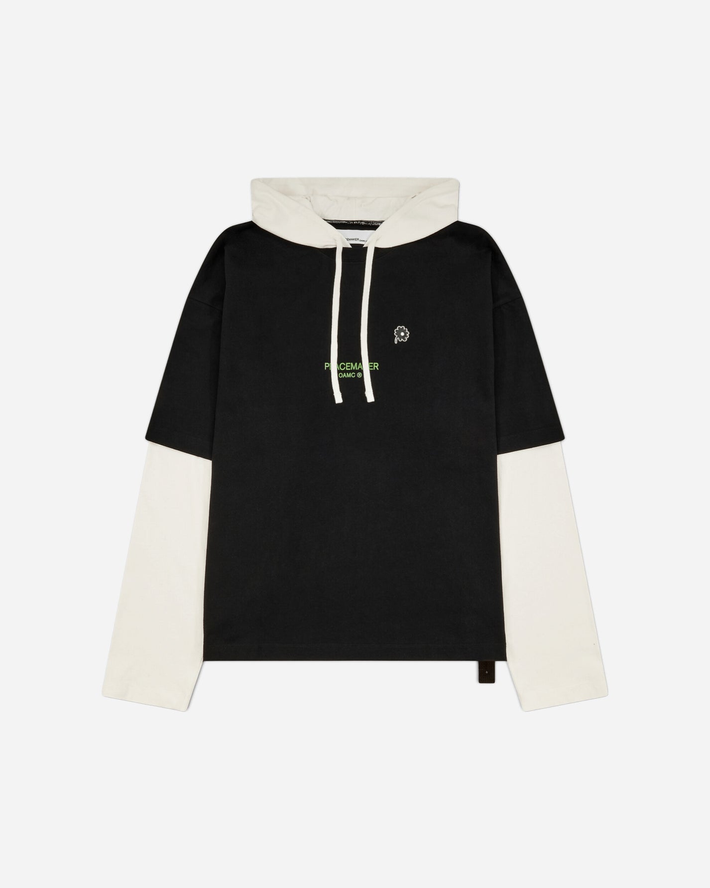 OAMC Peacemaker Hooded Tee Dynamo  Print Black T-Shirts Longsleeve PCM2OT08HJE00299 99