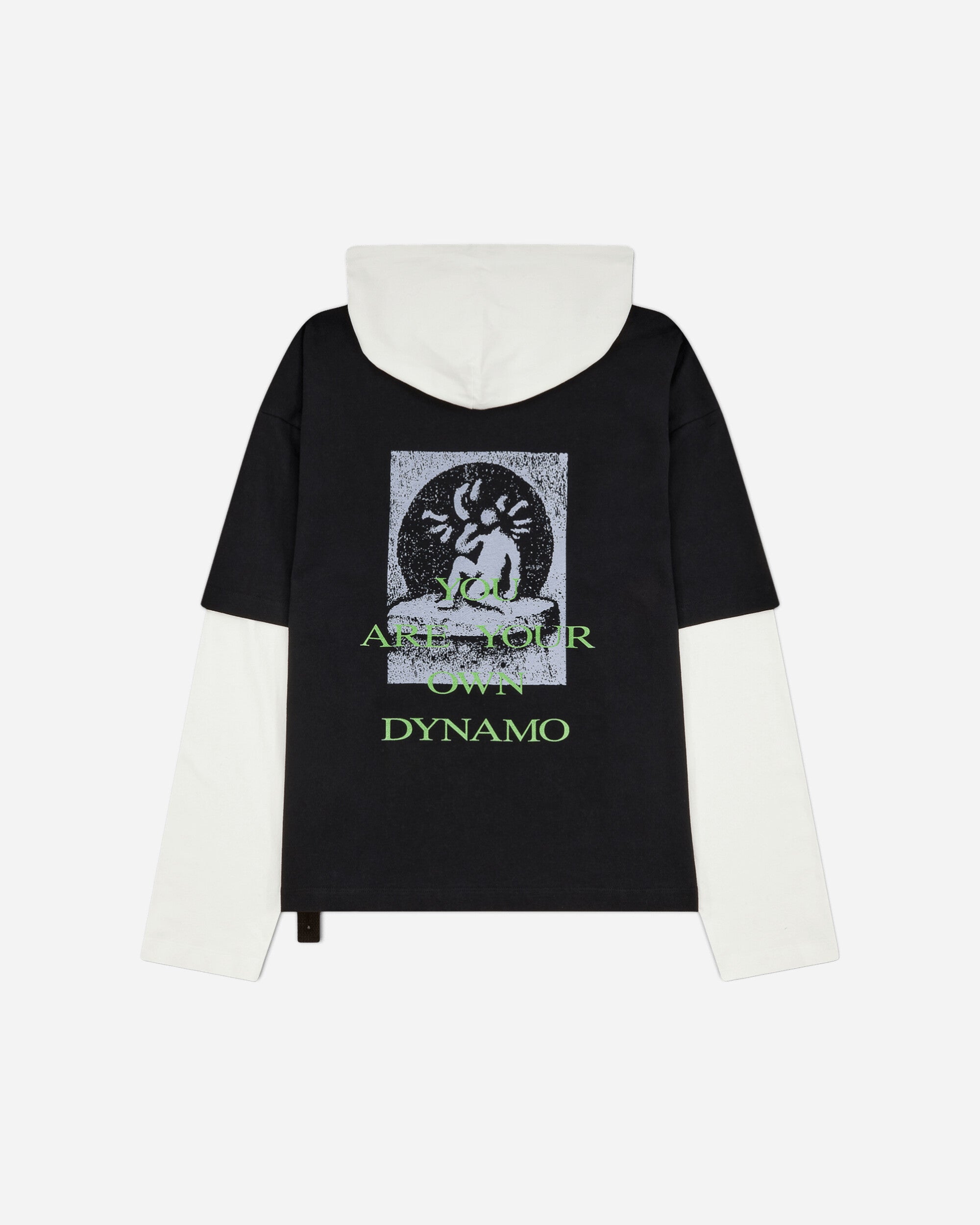 OAMC Peacemaker Hooded Tee Dynamo  Print Black T-Shirts Longsleeve PCM2OT08HJE00299 99