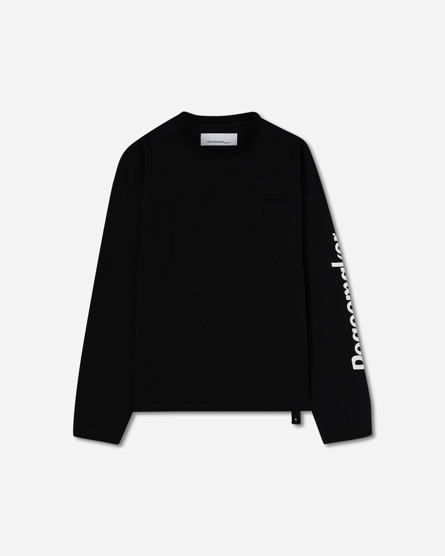 OAMC Peacemaker Peacemaker L/S Pocket Tee Black T-Shirts Longsleeve PCM1OT04MJE002099 BLK
