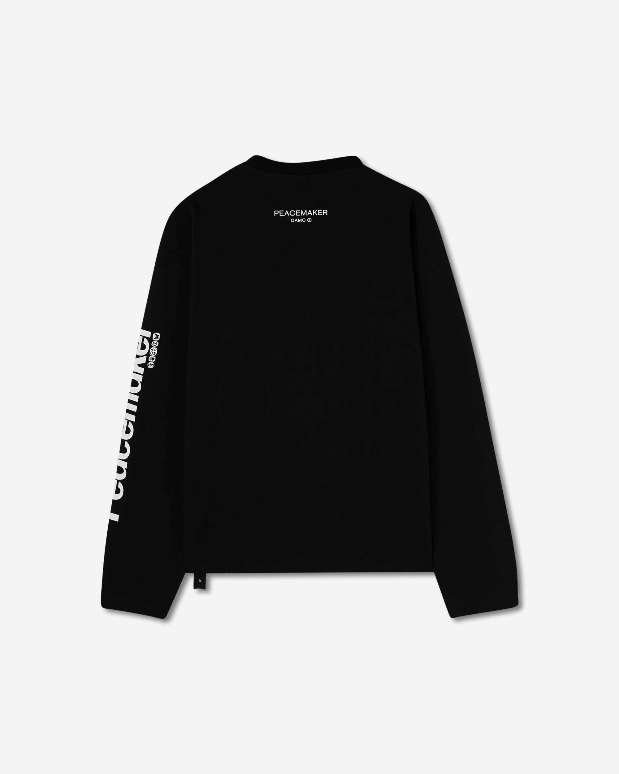 OAMC Peacemaker Peacemaker L/S Pocket Tee Black T-Shirts Longsleeve PCM1OT04MJE002099 BLK
