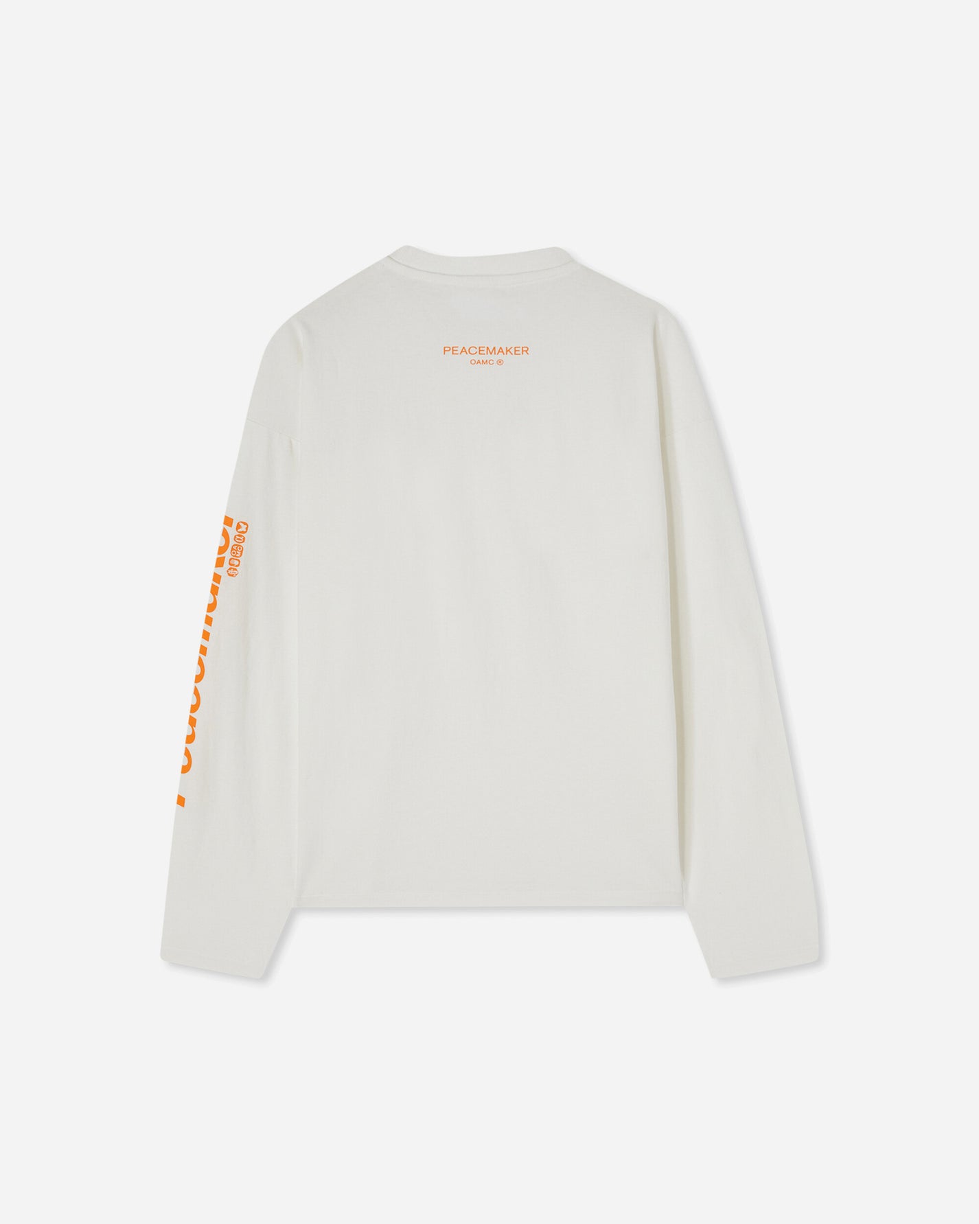 OAMC Peacemaker Peacemaker L/S Pocket Tee Snow White T-Shirts Longsleeve PCM1OT04MJE002002 WHT