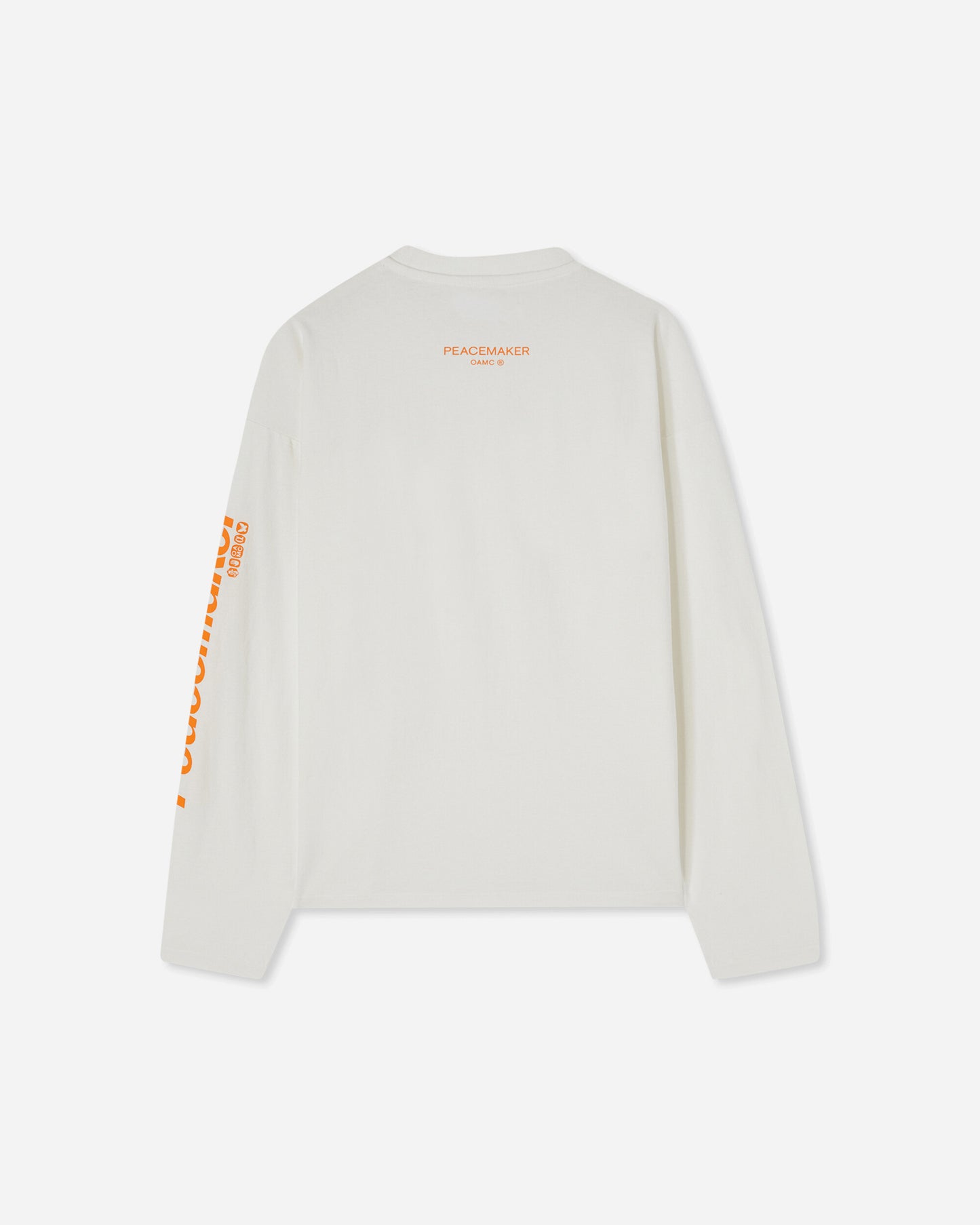 OAMC Peacemaker Peacemaker L/S Pocket Tee Snow White T-Shirts Longsleeve PCM1OT04MJE002002 WHT