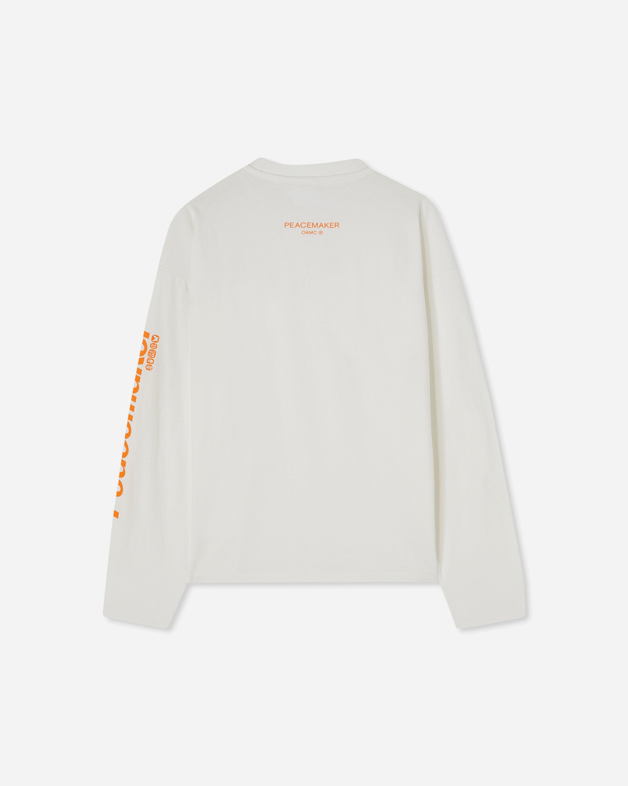 OAMC Peacemaker Peacemaker L/S Pocket Tee Snow White T-Shirts Longsleeve PCM1OT04MJE002002 WHT