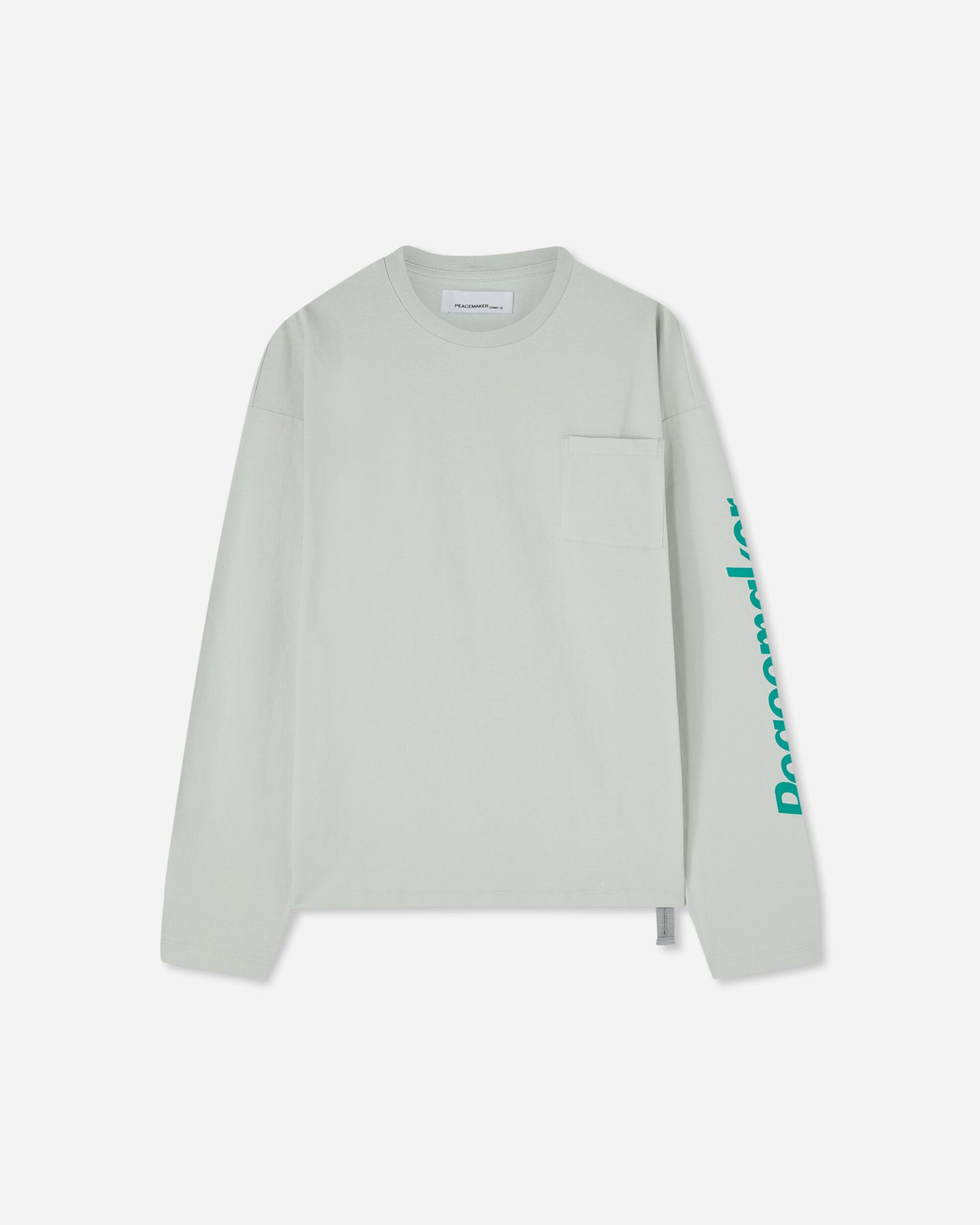 OAMC Peacemaker Peacemaker L/S Pocket Tee Ice Flow T-Shirts Longsleeve PCM1OT04MJE002091 ICE