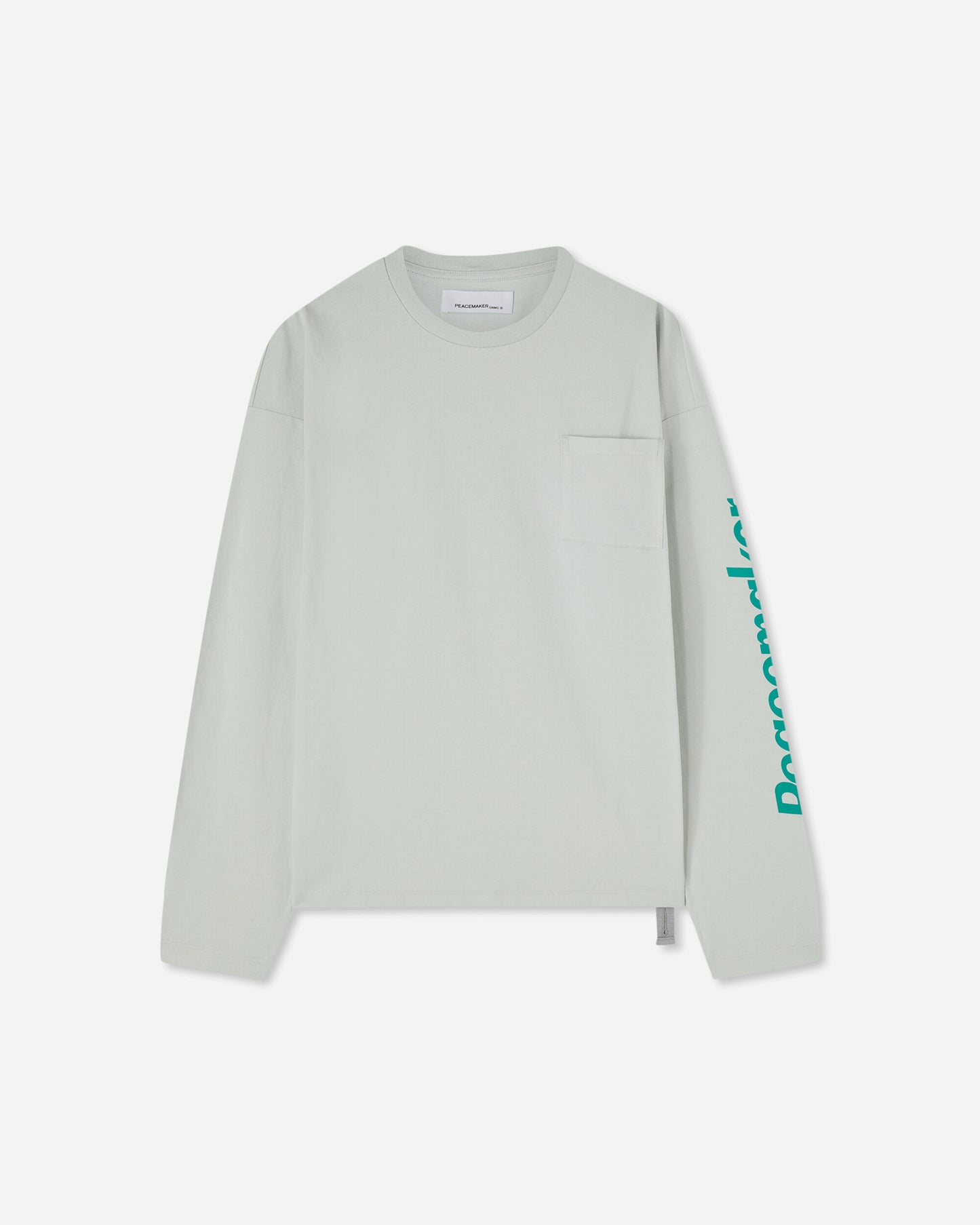 OAMC Peacemaker Peacemaker L/S Pocket Tee Ice Flow T-Shirts Longsleeve PCM1OT04MJE002091 ICE