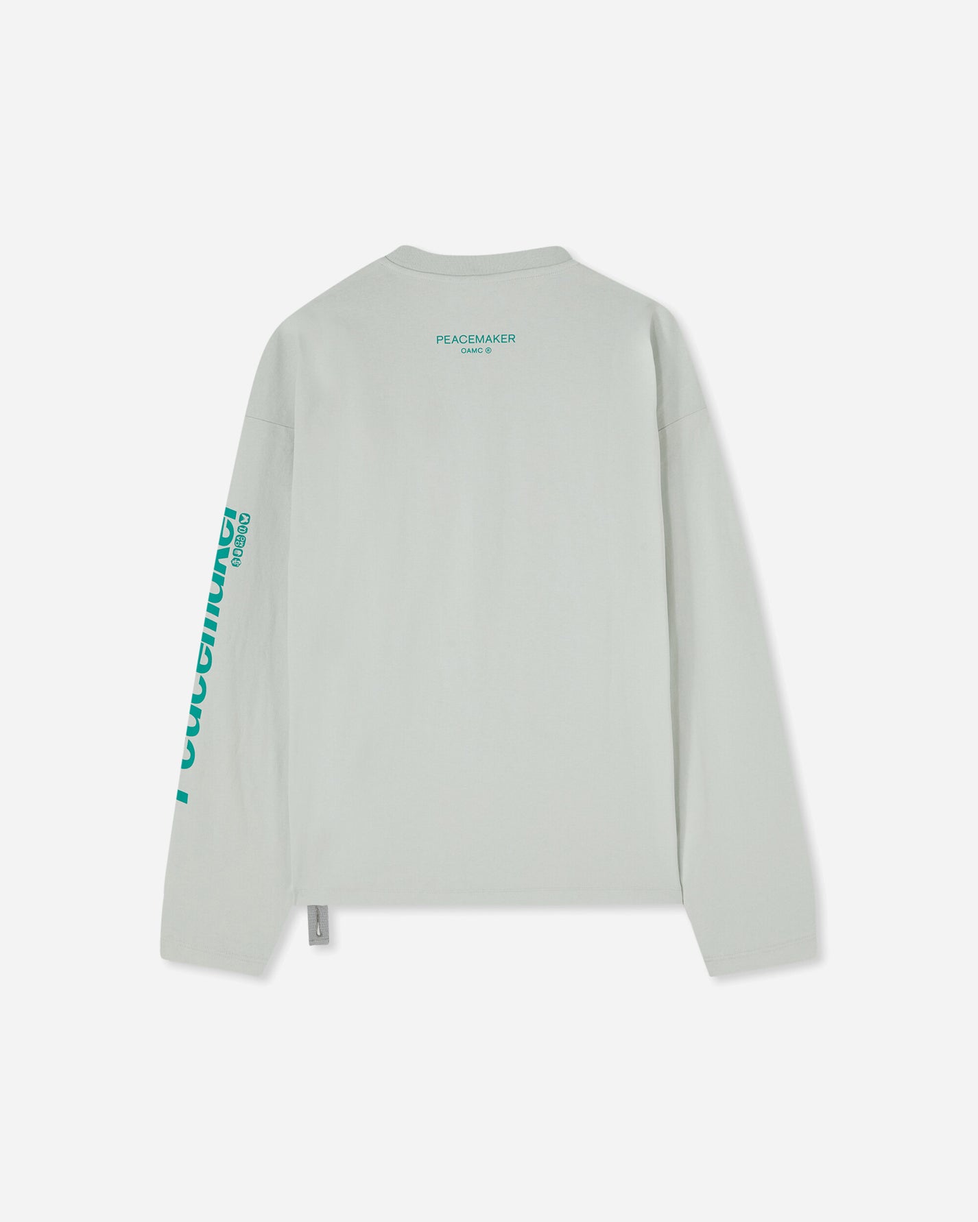 OAMC Peacemaker Peacemaker L/S Pocket Tee Ice Flow T-Shirts Longsleeve PCM1OT04MJE002091 ICE