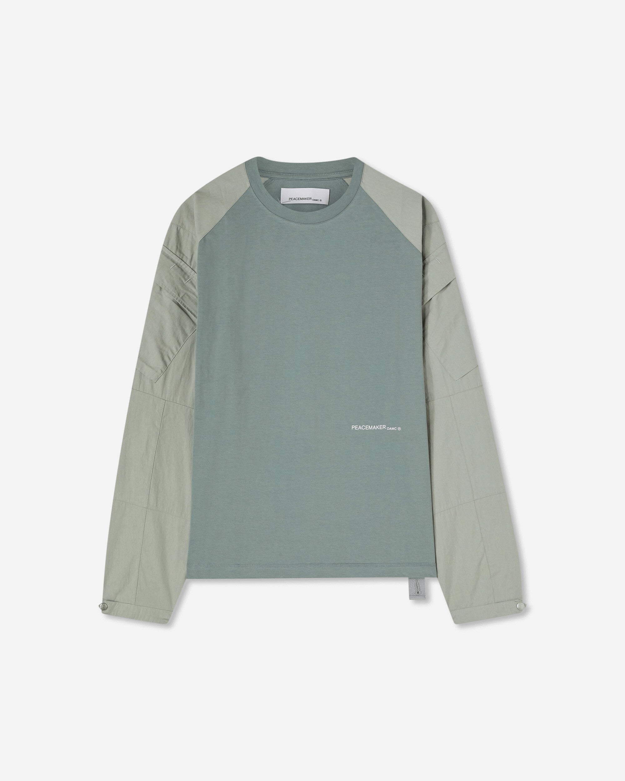 OAMC Peacemaker Peacemaker Sl Cargo L/S Sage Green T-Shirts Longsleeve PCM1OT07AJE003050 SGRN