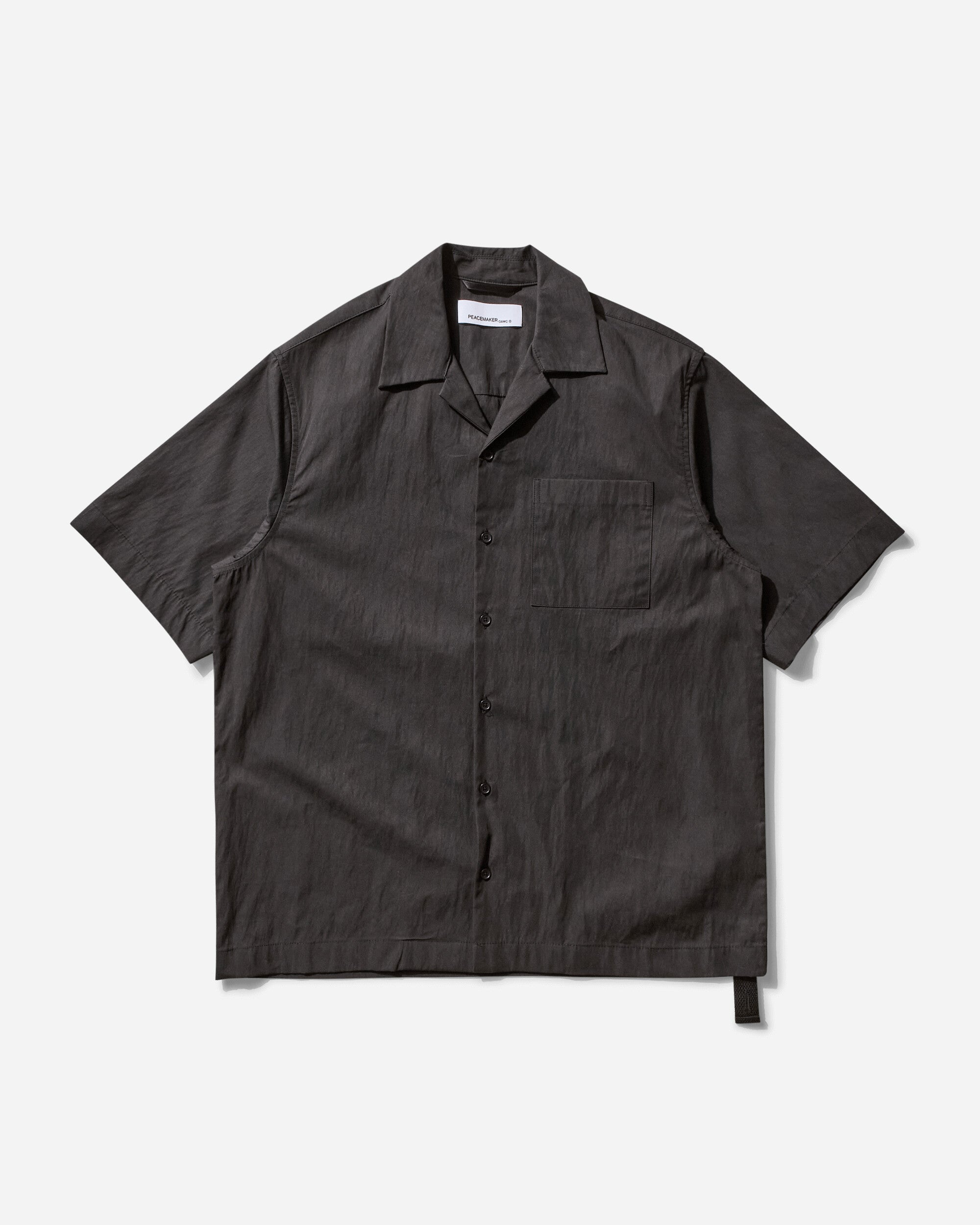 OAMC Peacemaker Boxi S/S Shirt Black Shirts Longsleeve Shirt PCM1OS04ACO001099 BLK