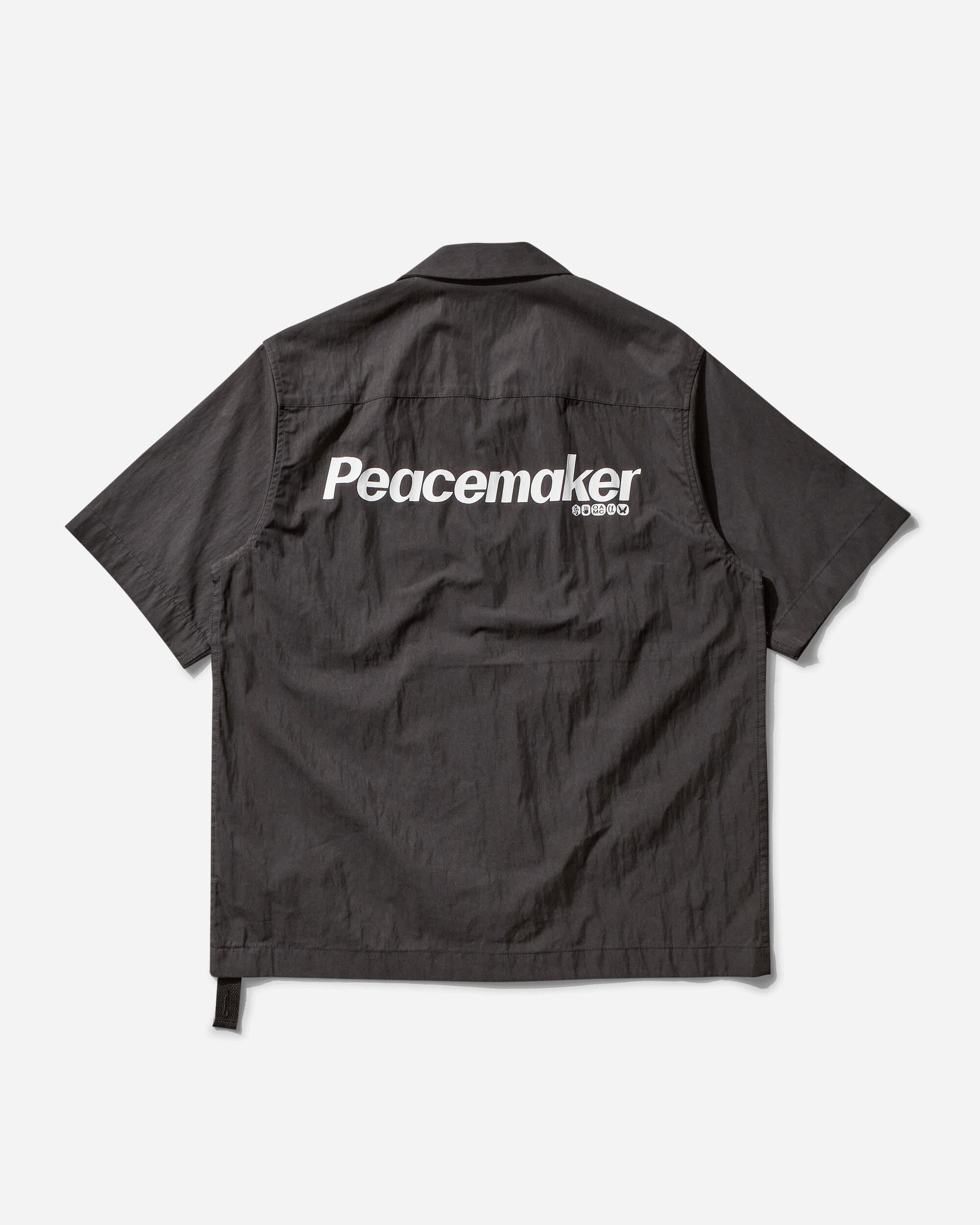 OAMC Peacemaker Boxi S/S Shirt Black Shirts Longsleeve Shirt PCM1OS04ACO001099 BLK