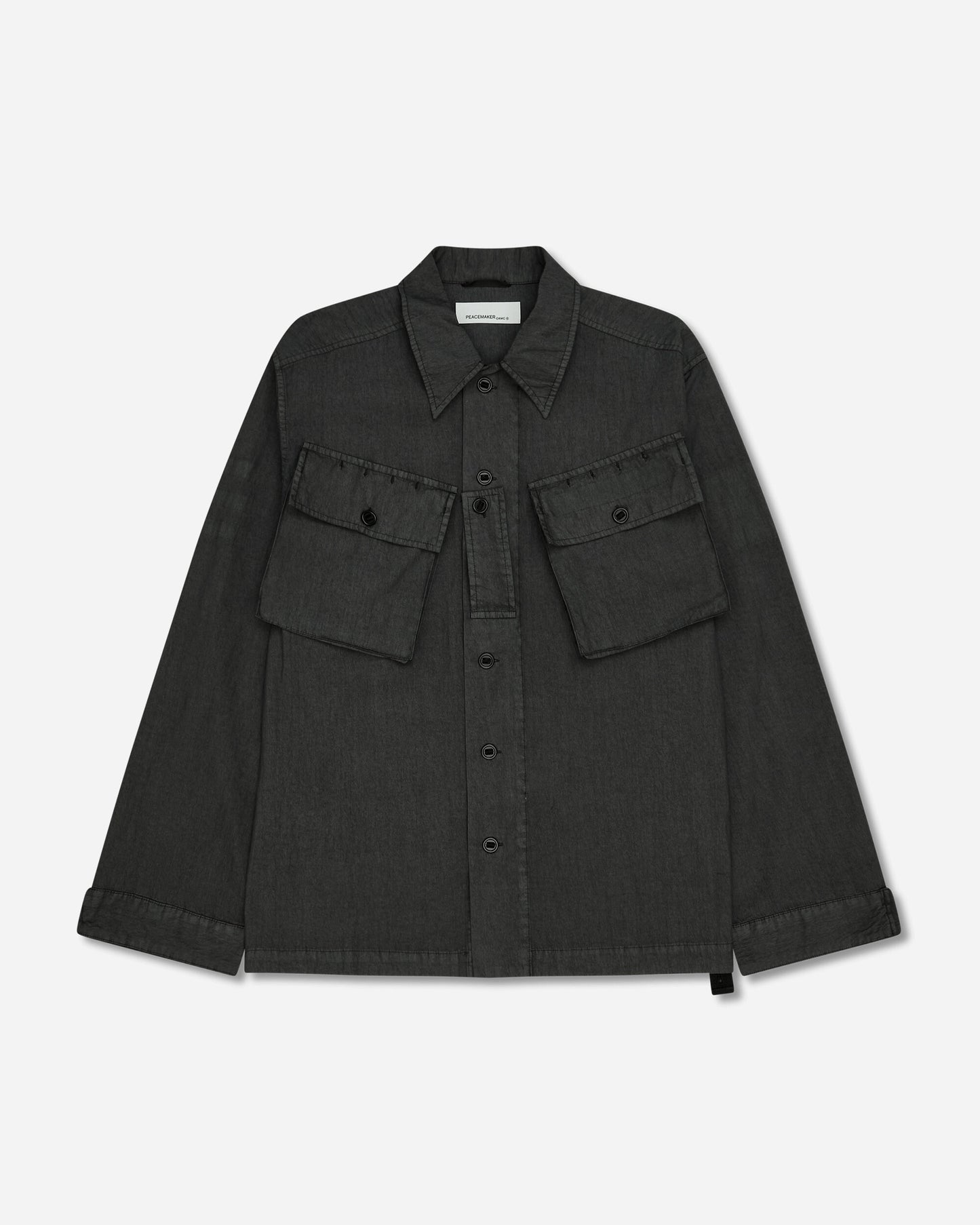 OAMC Peacemaker Military Cargo Shirt Black Shirts Longsleeve Shirt PCM2OS06ACO00199 99