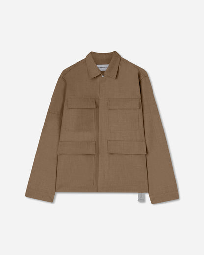 OAMC Peacemaker Pocket Loose Shirt Mud Shirts Longsleeve Shirt PCM1OS07AWO001008 MUD