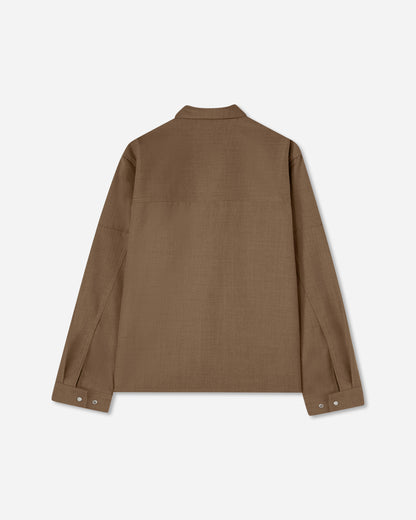 OAMC Peacemaker Pocket Loose Shirt Mud Shirts Longsleeve Shirt PCM1OS07AWO001008 MUD