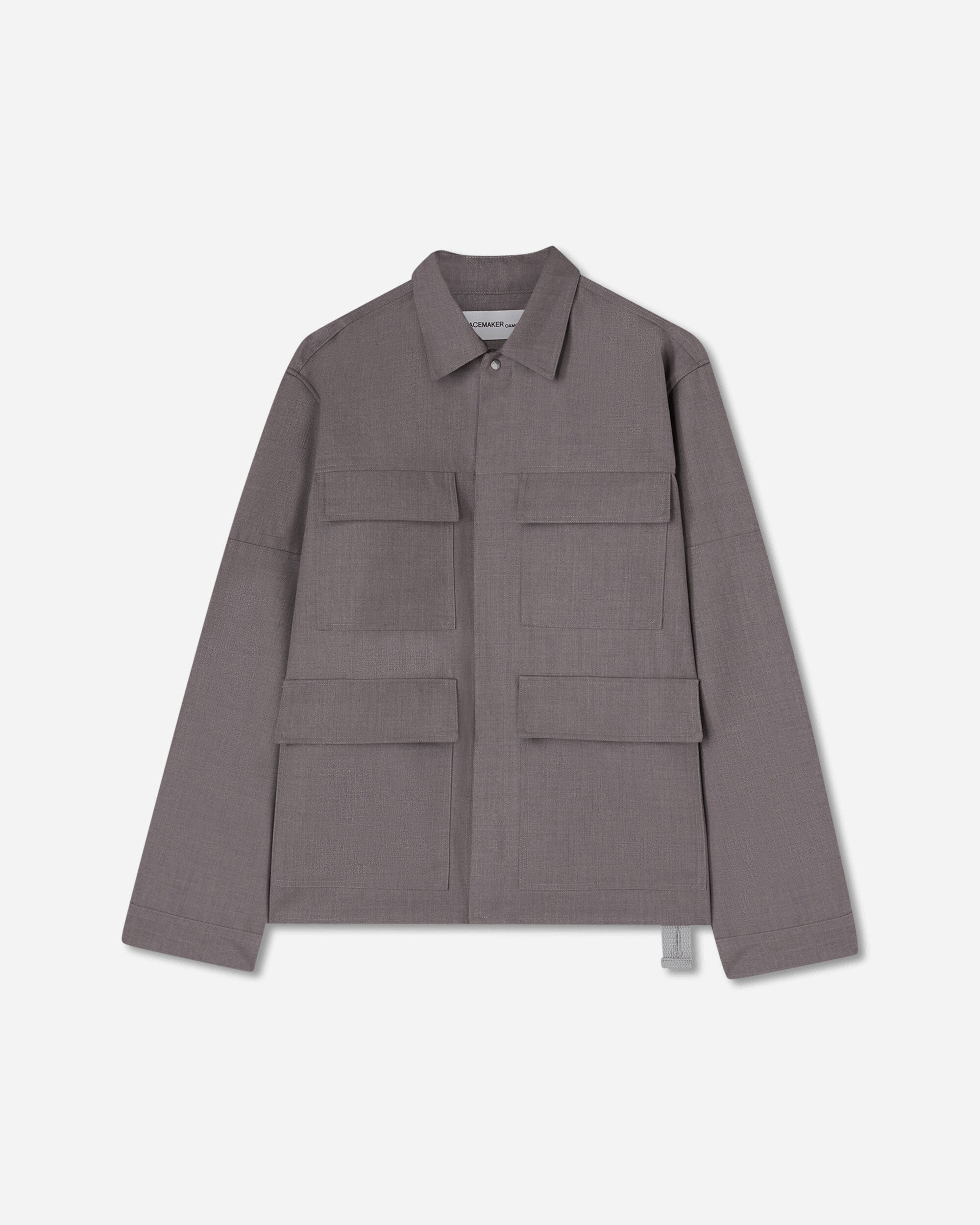 OAMC Peacemaker Pocket Loose Shirt Gray Shirts Longsleeve Shirt PCM1OS07AWO001095 GRY