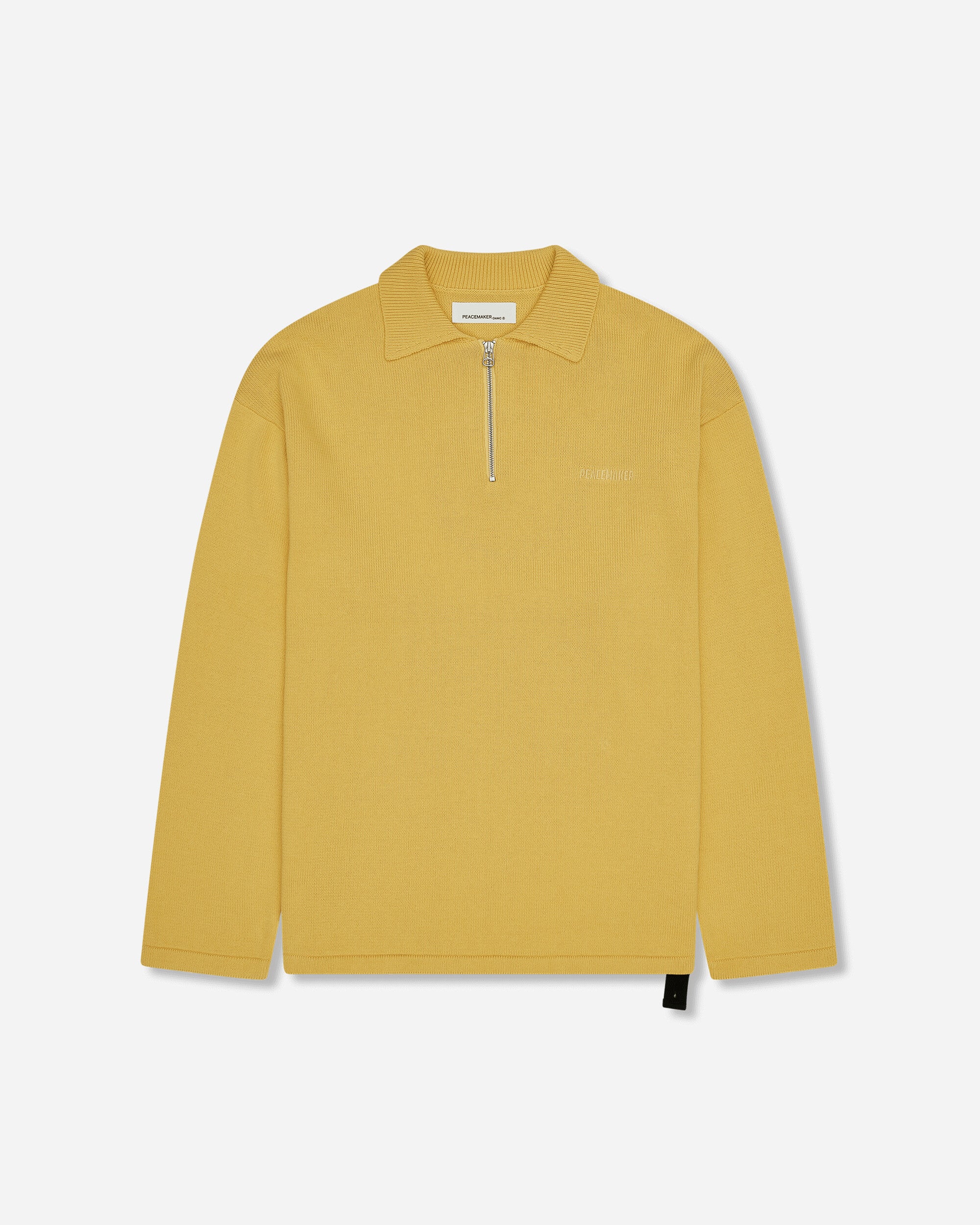 OAMC Peacemaker Knit Polo Yellow Knitwears Sweaters PCM2OK02AFL00115 15