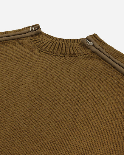 OAMC Peacemaker Shoulder Zip Knit Beige Knitwears Sweaters PCM2OK04AFL00206 06