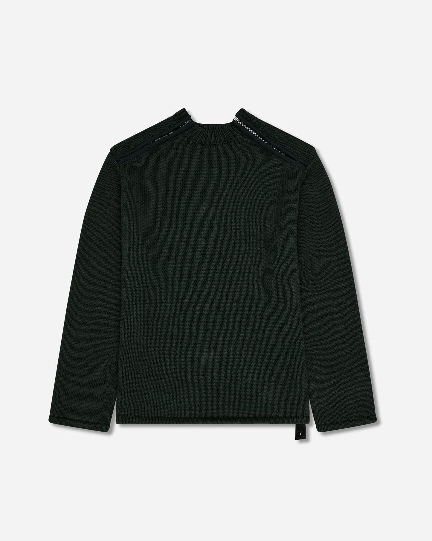 OAMC Peacemaker Shoulder Zip Knit Dark Green Knitwears Sweaters PCM2OK04AFL00259 59