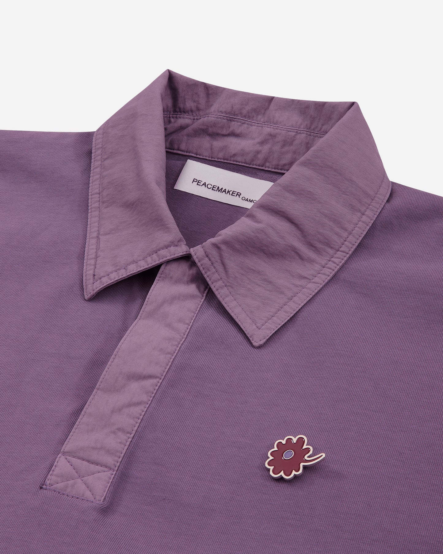 OAMC Peacemaker Flight Polo Lilac T-Shirts Top PCM2OT05AJE00236 36