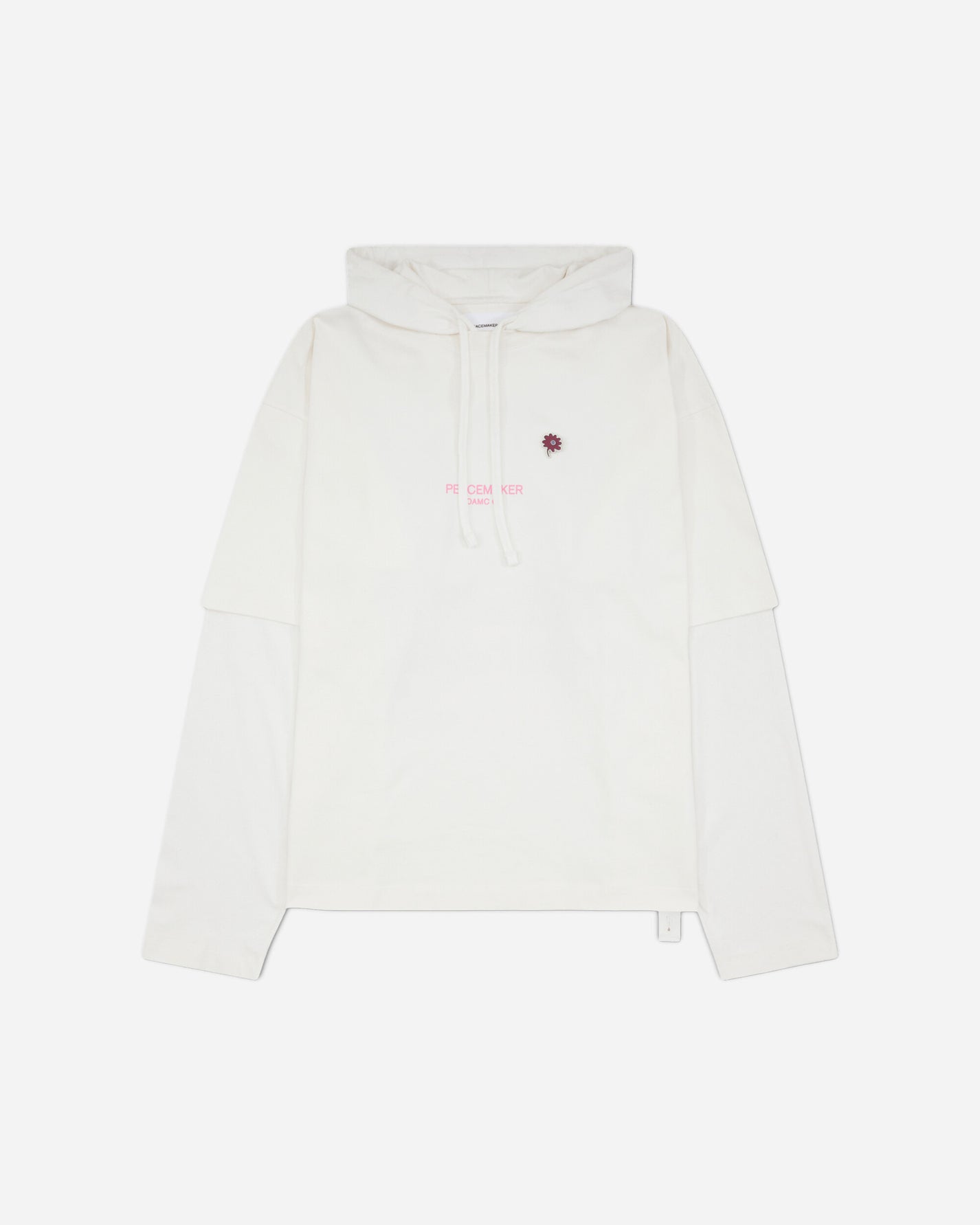 OAMC Peacemaker Hooded Tee Dynamo  Print White T-Shirts Top PCM2OT08HJE00201 01