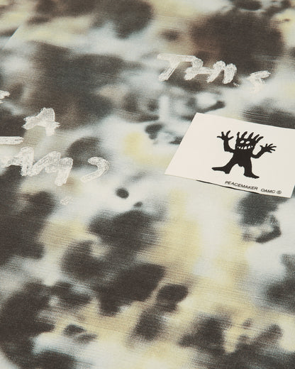 OAMC Peacemaker Loose Fit Tshirt Camo  Print Military Camo T-Shirts Top PCM2OT02FJE00654 54