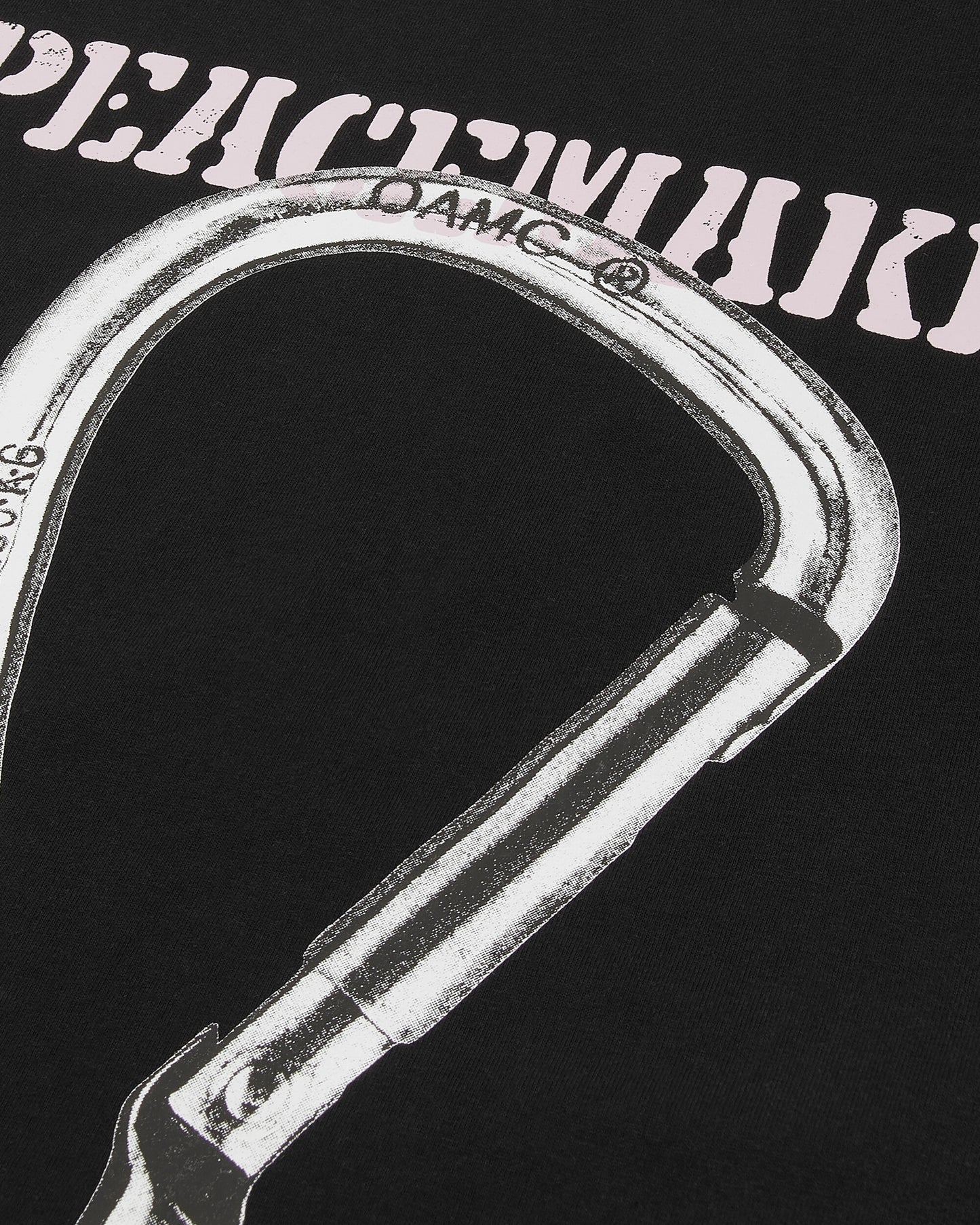 OAMC Peacemaker Loose Fit Tshirt Carabinier  Print Black T-Shirts Top PCM2OT02NJE00299 99