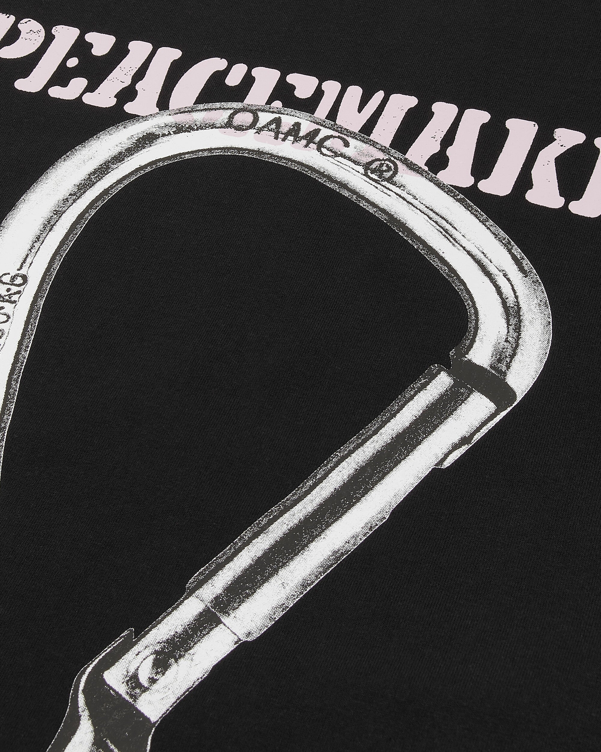 OAMC Peacemaker Loose Fit Tshirt Carabinier  Print Black T-Shirts Top PCM2OT02NJE00299 99