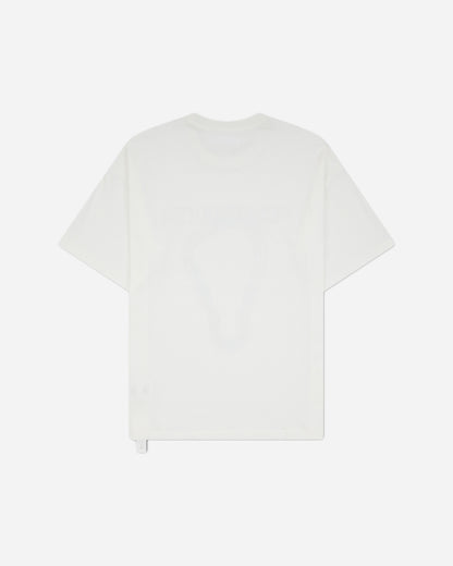 OAMC Peacemaker Loose Fit Tshirt Carabinier  Print White T-Shirts Top PCM2OT02NJE00201 01