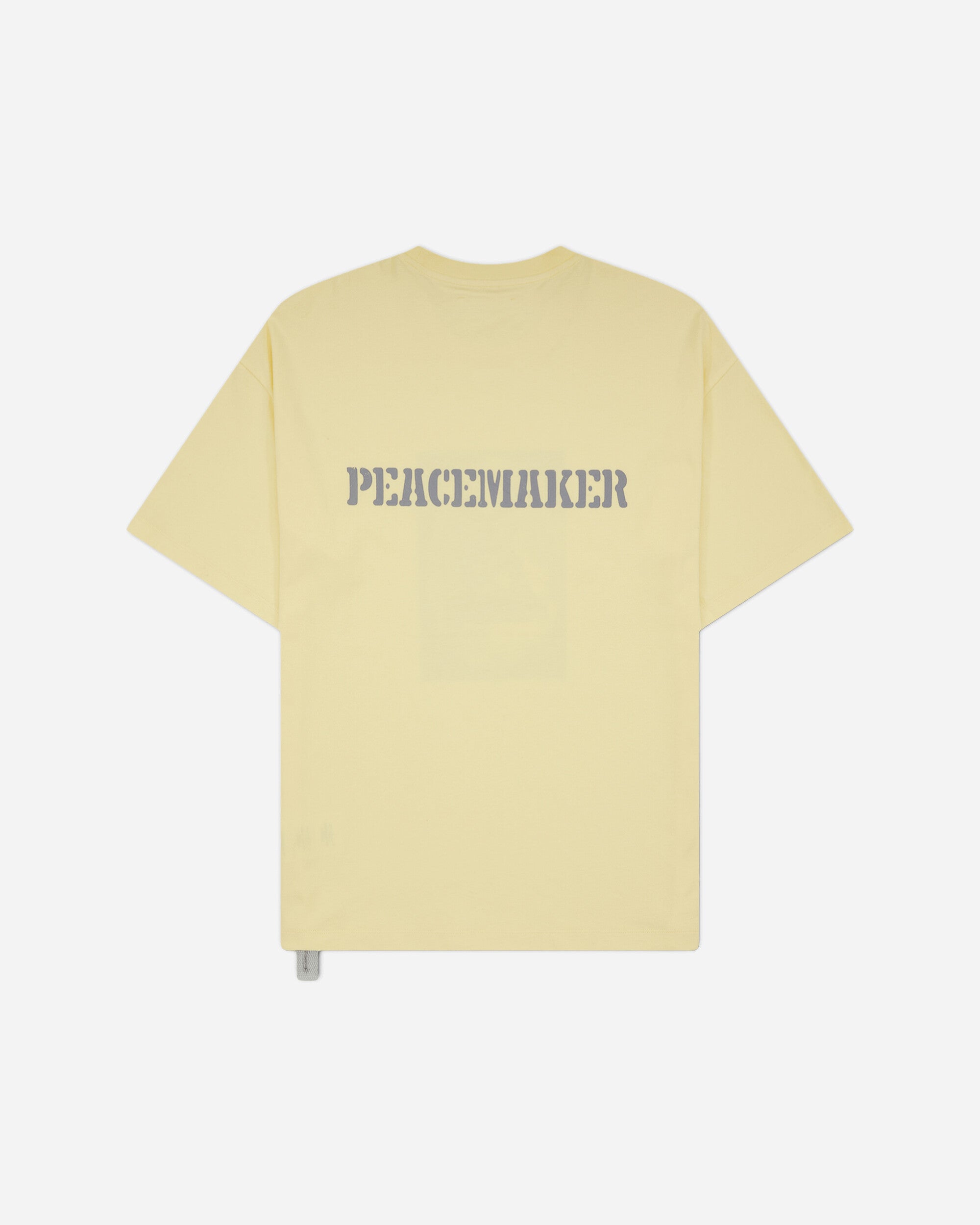 OAMC Peacemaker Loose Fit Tshirt Dynamo  Print Light Yellow T-Shirts Top PCM2OT02HJE00214 14