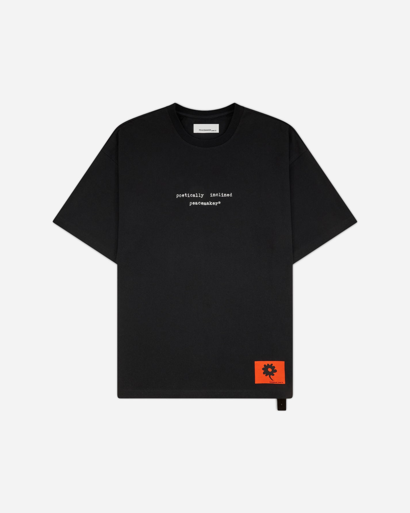 OAMC Peacemaker Loose Fit Tshirt Landart 02  Print Black T-Shirts Top PCM2OT02CJE00299 99