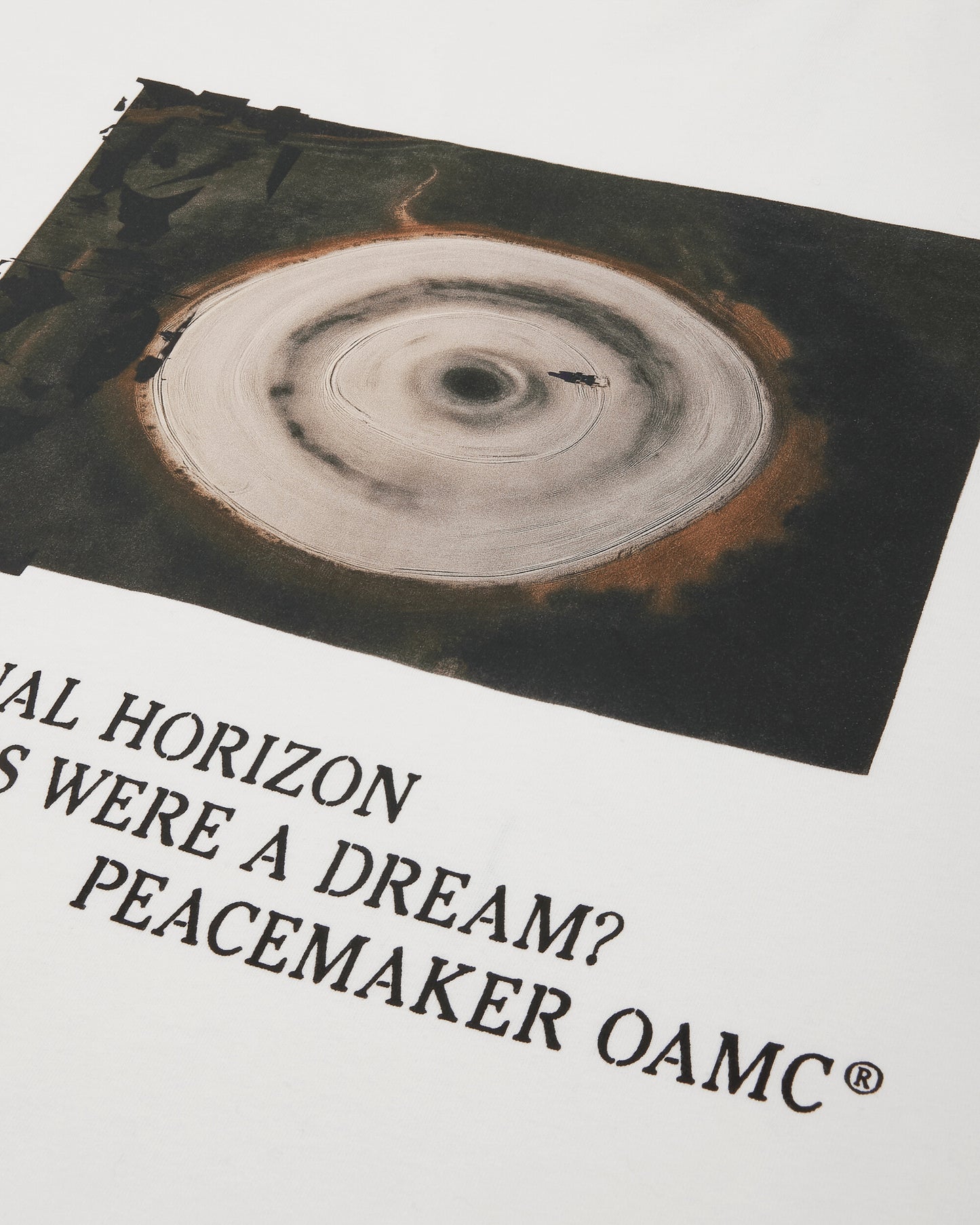 OAMC Peacemaker Loose Fit Tshirt Landart 03  Print White T-Shirts Top PCM2OT02DJE00201 01