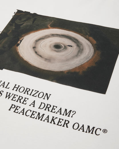 OAMC Peacemaker Loose Fit Tshirt Landart 03  Print White T-Shirts Top PCM2OT02DJE00201 01