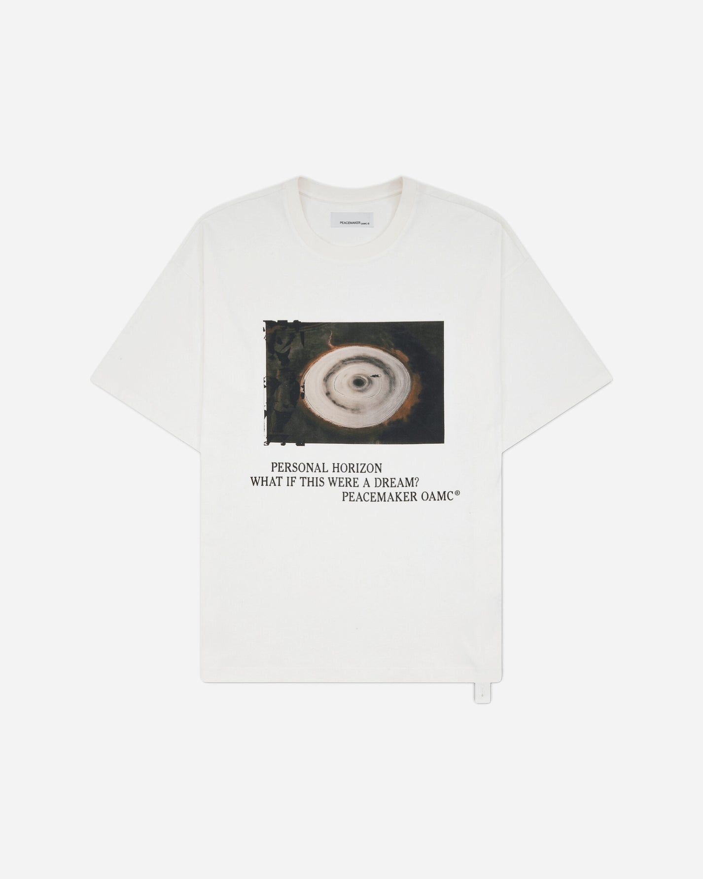 OAMC Peacemaker Loose Fit Tshirt Landart 03  Print White T-Shirts Top PCM2OT02DJE00201 01