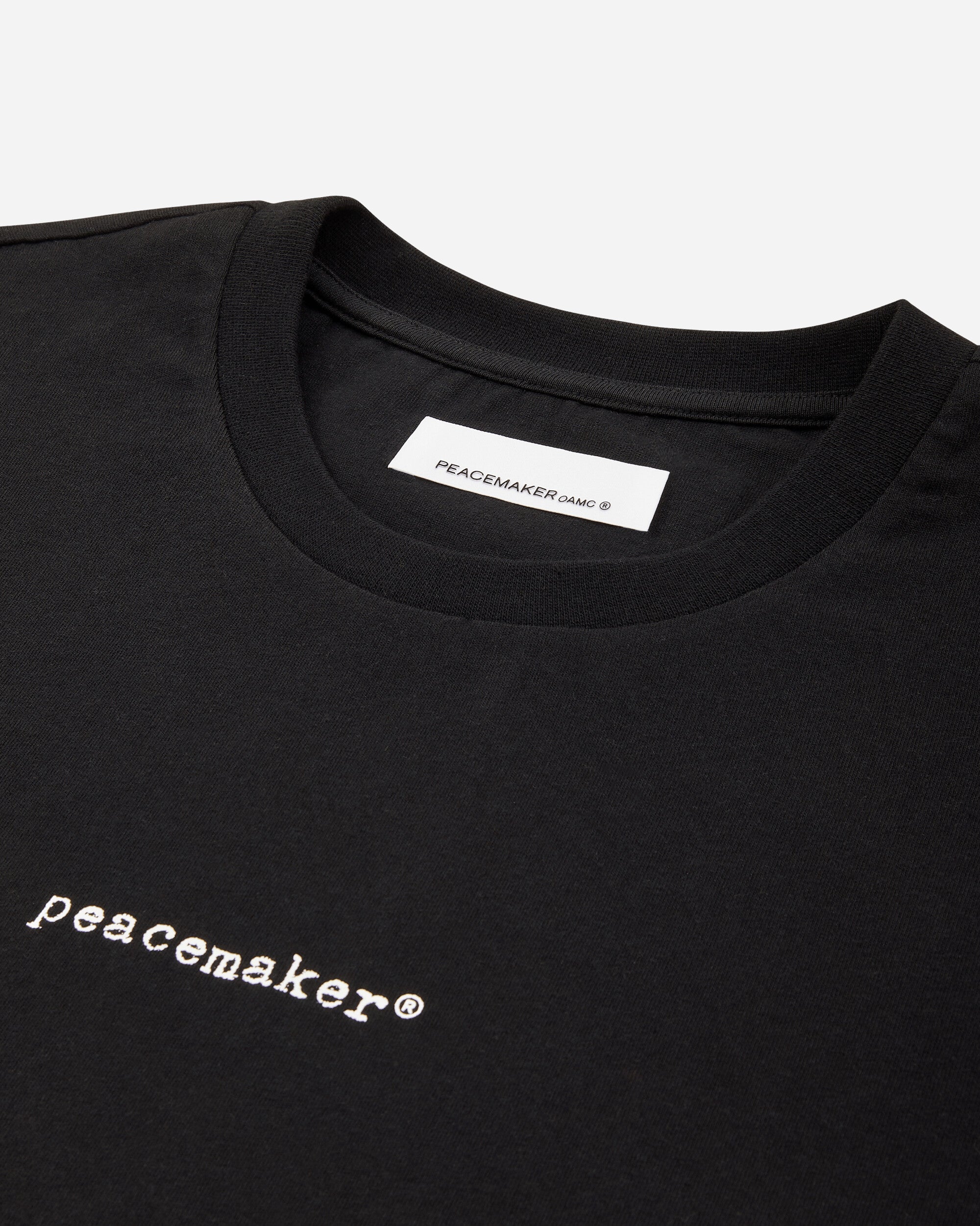 OAMC Peacemaker Loose Fit Tshirt Pigeon Print Black T-Shirts Top PCM2OT02AJE00299 99