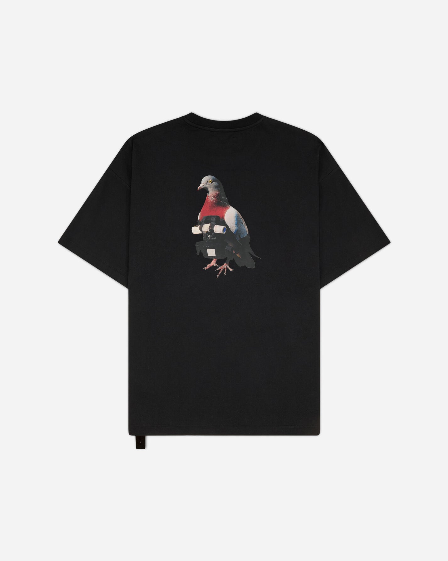 OAMC Peacemaker Loose Fit Tshirt Pigeon Print Black T-Shirts Top PCM2OT02AJE00299 99