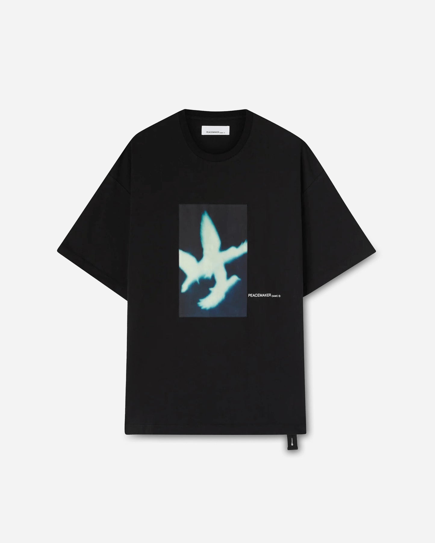 OAMC Peacemaker Peacemaker Dark Flower S/S Tshirt Black T-Shirts Top PCM1OT02FJE002099 BLK