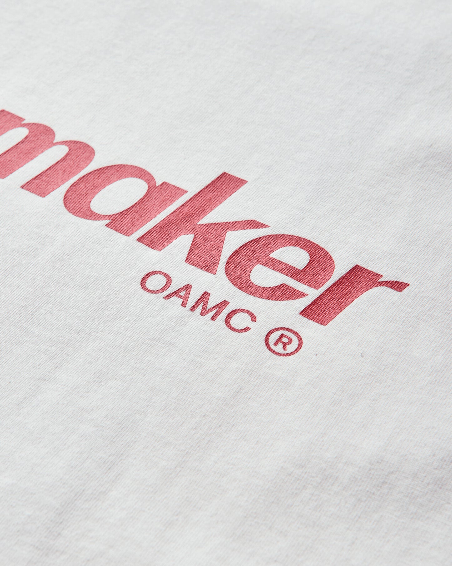 OAMC Peacemaker Peacemaker Flower S/S Tshirt Snow White T-Shirts Top PCM1OT02GJE002002 WHT