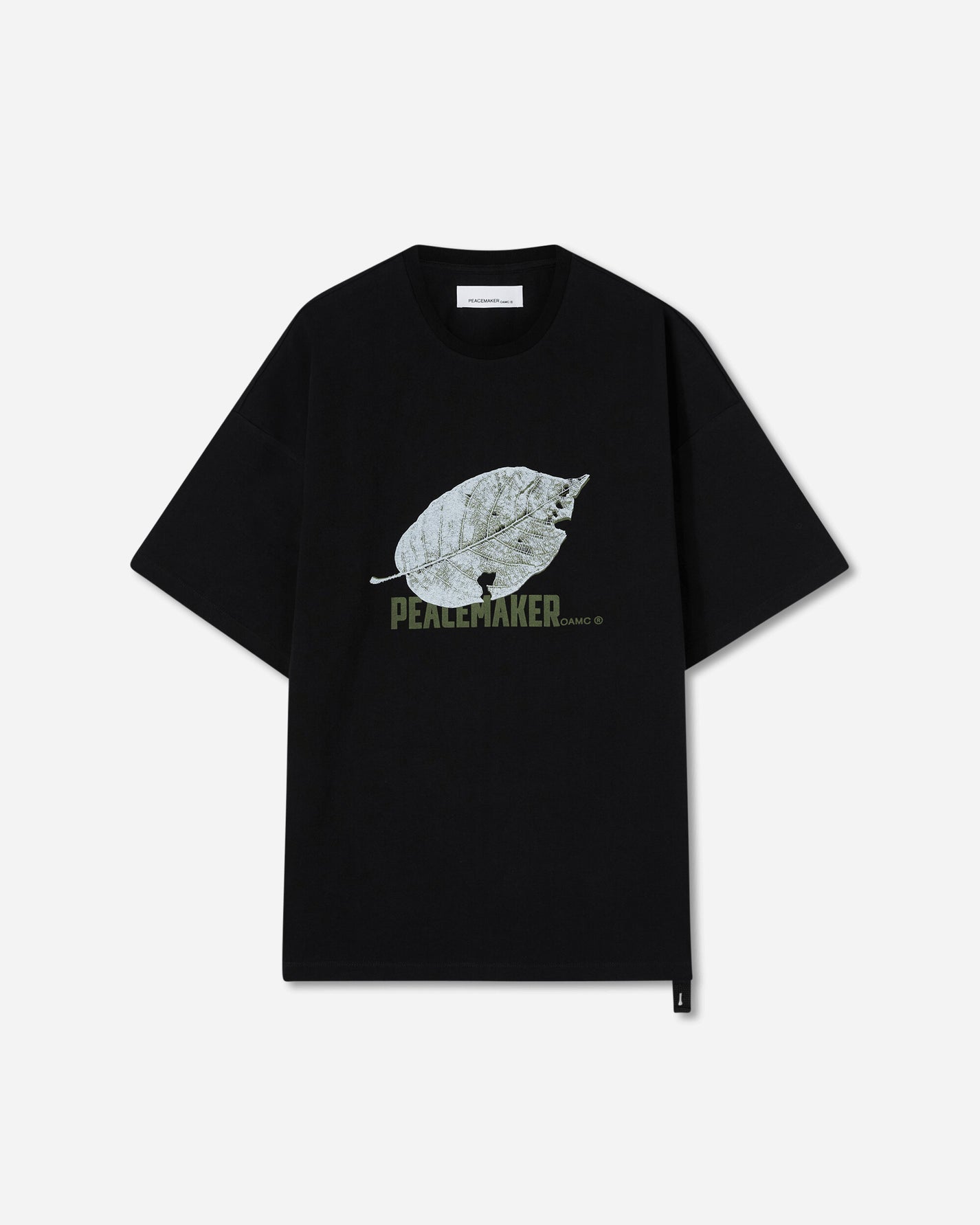 OAMC Peacemaker Peacemaker Leaf S/S Tshirt Black T-Shirts Top PCM1OT02QJE002099 BLK